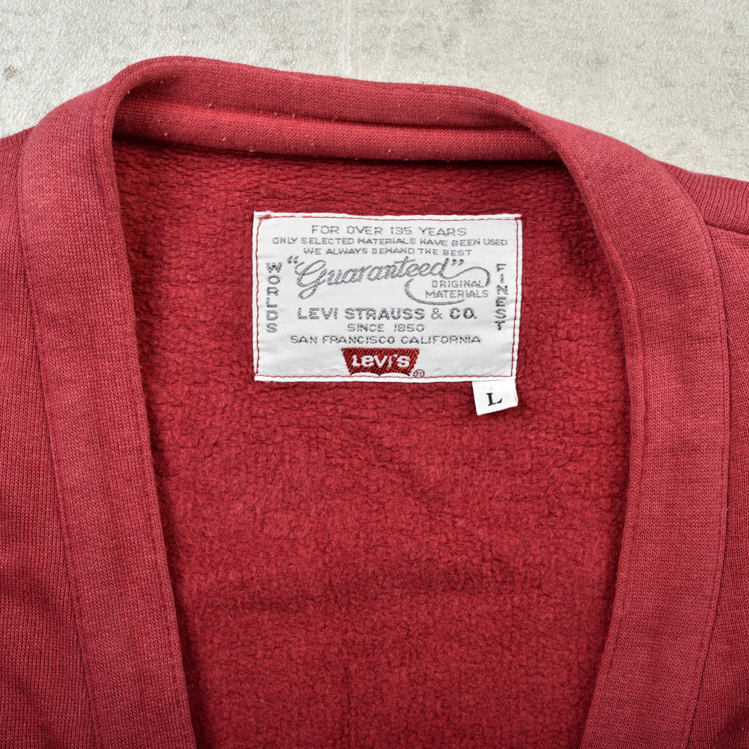 Levi's VINTAGE Cardigan RED - L/XL