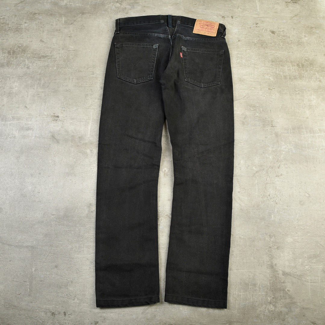 513 VINTAGE DENIM JEANS  BLACK - 28X32