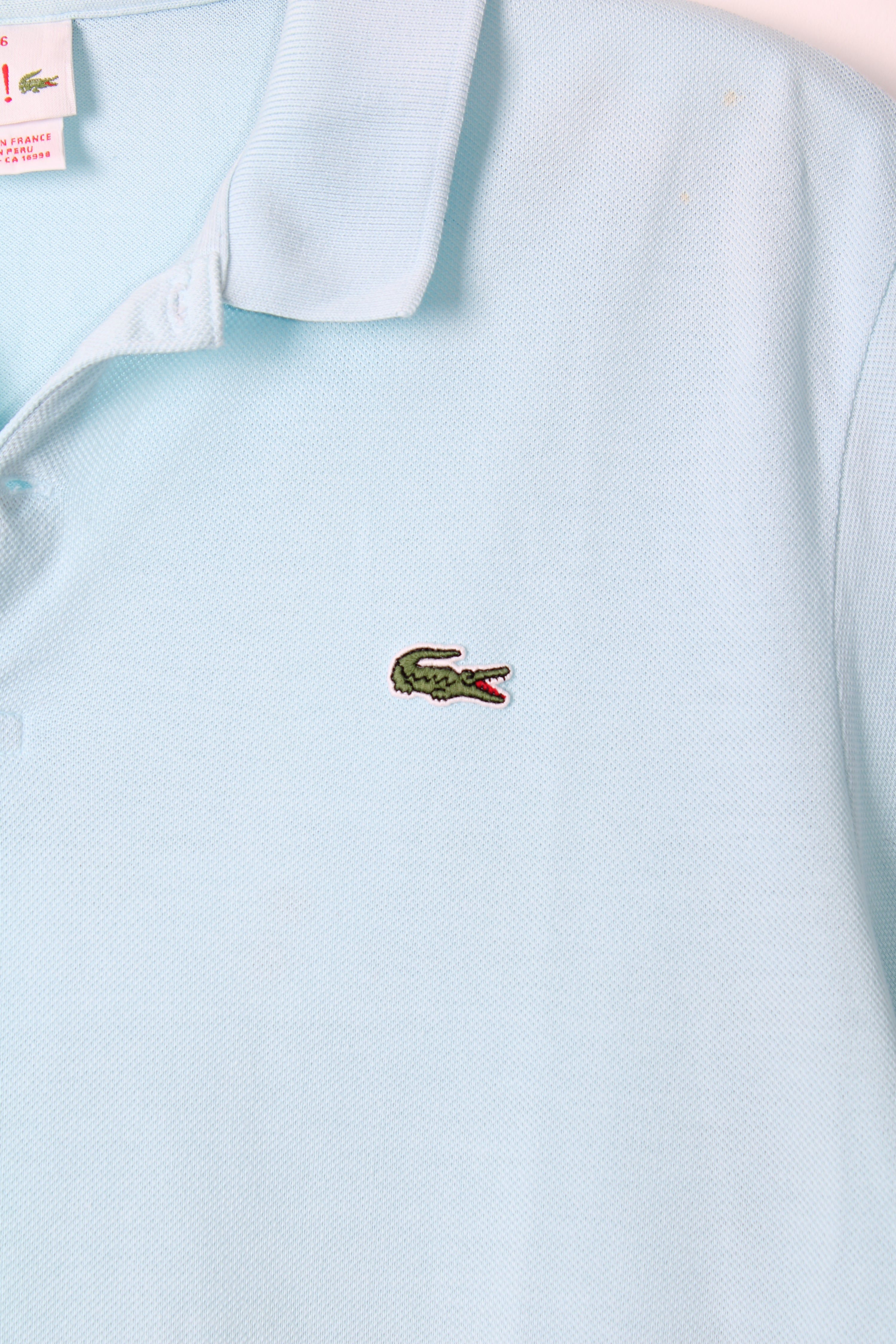 LACOSTE POLO SHIRT LIGHT BLUE - XL
