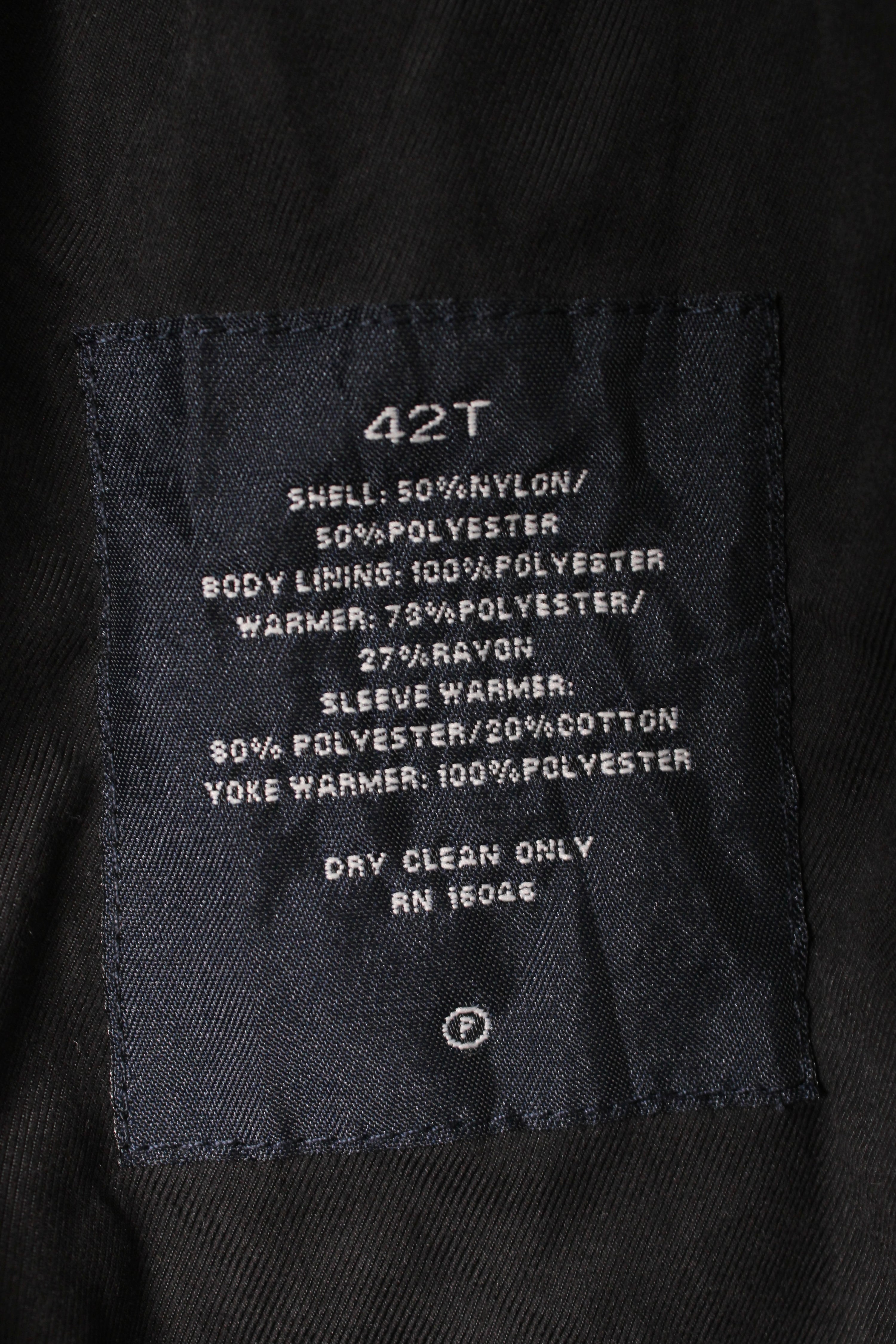 VINTAGE TRENCH COAT BLACK WOOL LINING - M/L