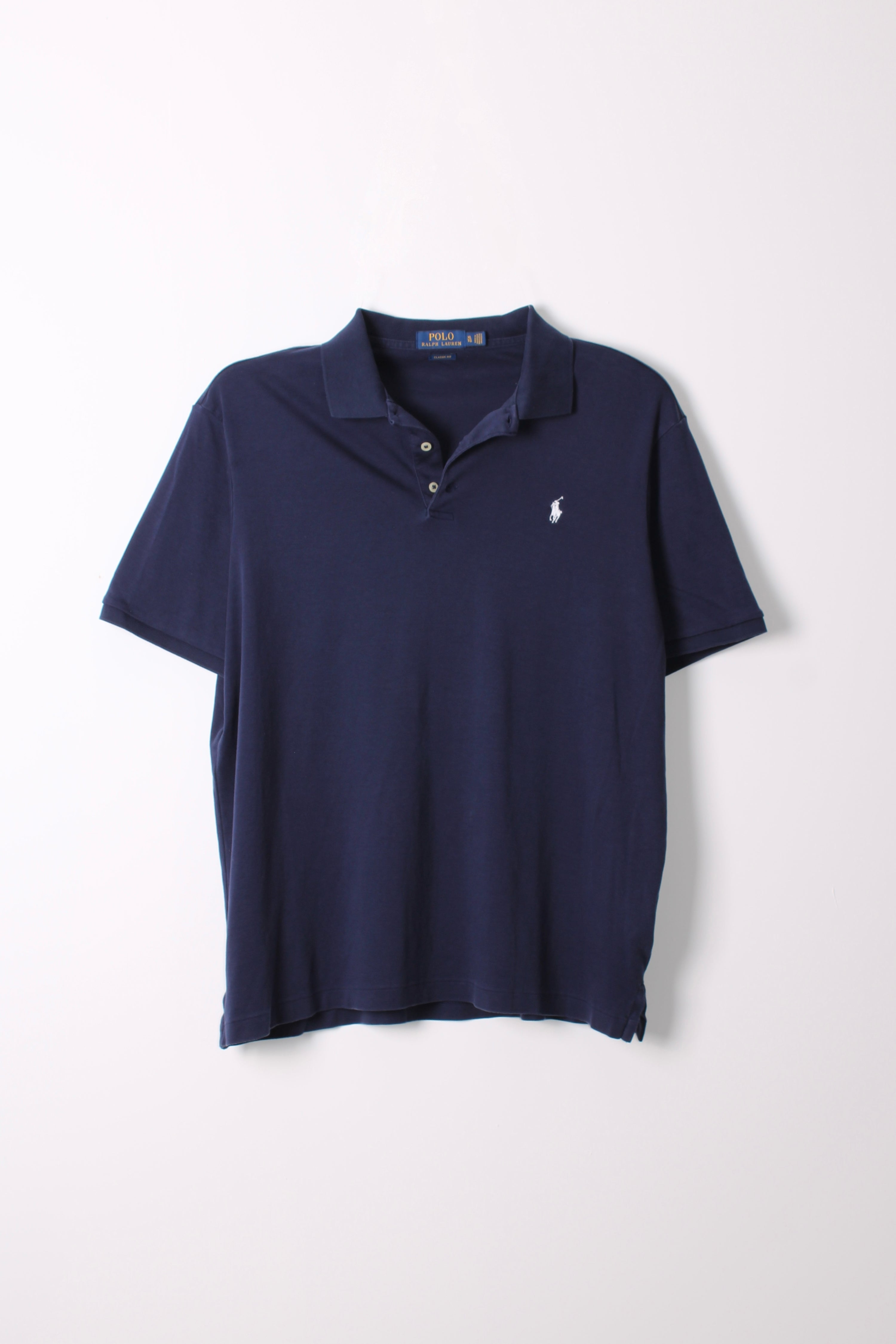 RALPH LAUREN POLO SHIRT NAVY BLUE - XL