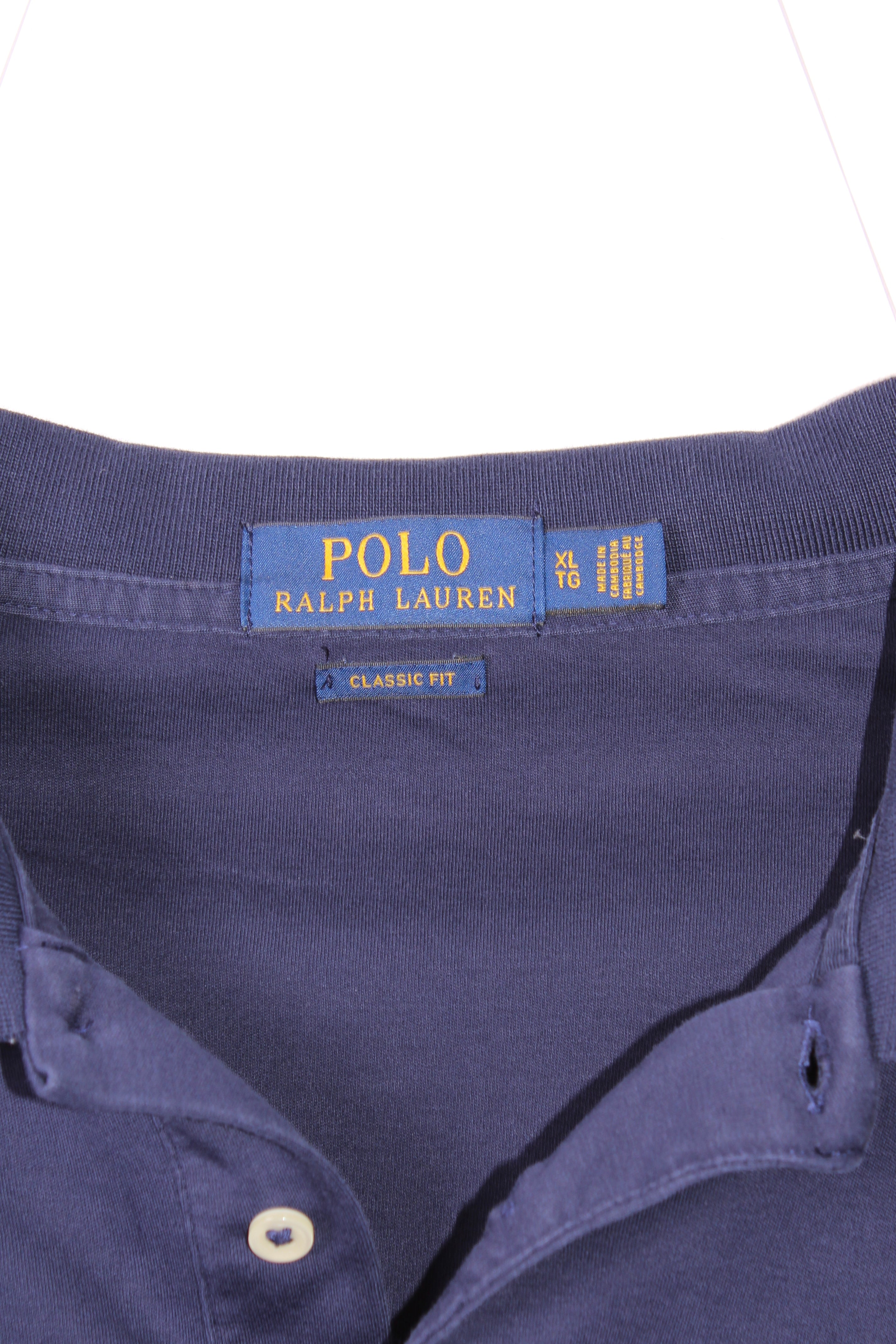 RALPH LAUREN POLO SHIRT NAVY BLUE - XL