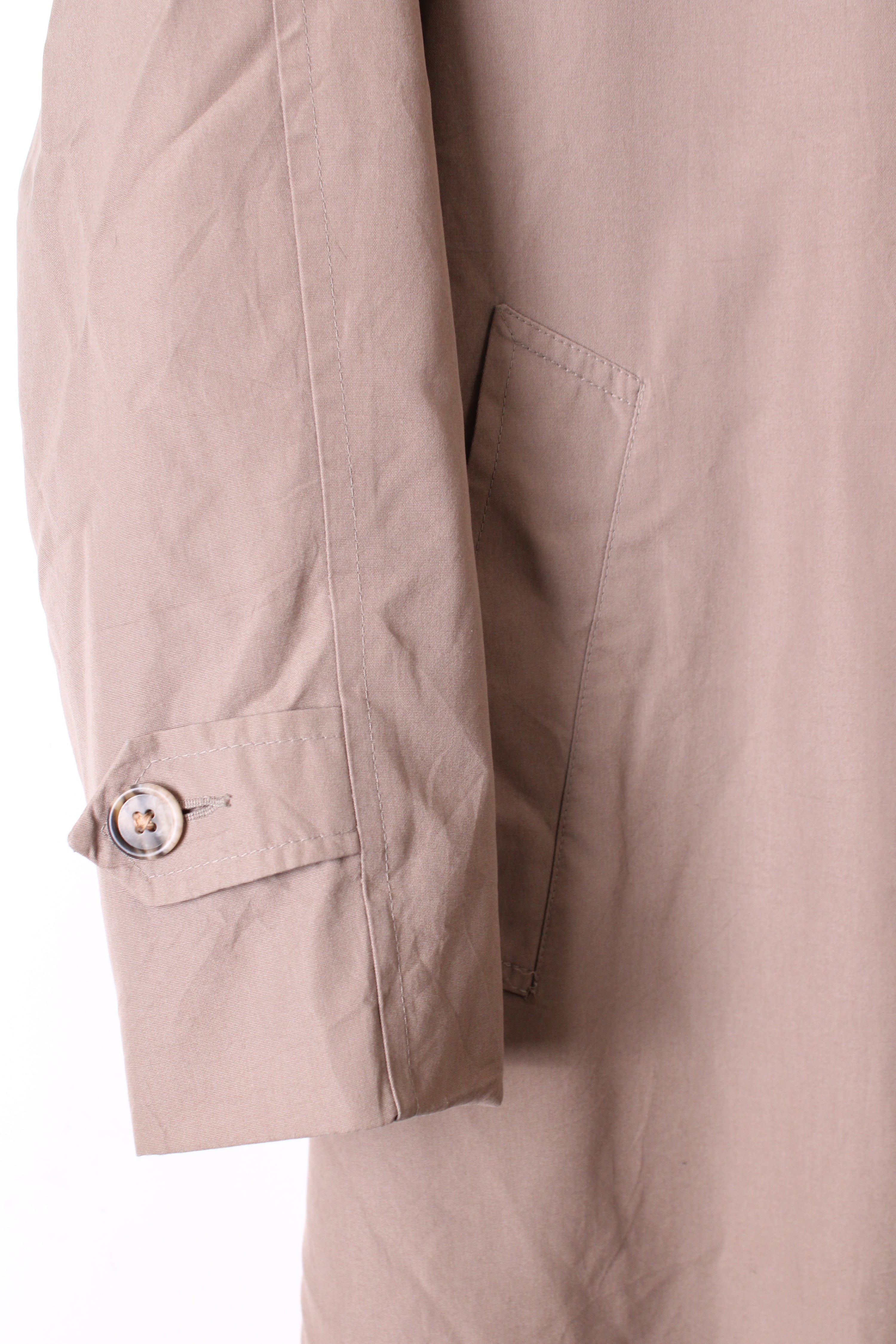 VINTAGE TRENCH COAT BROOKS BROTHERS LIGHT BROWN - S/M