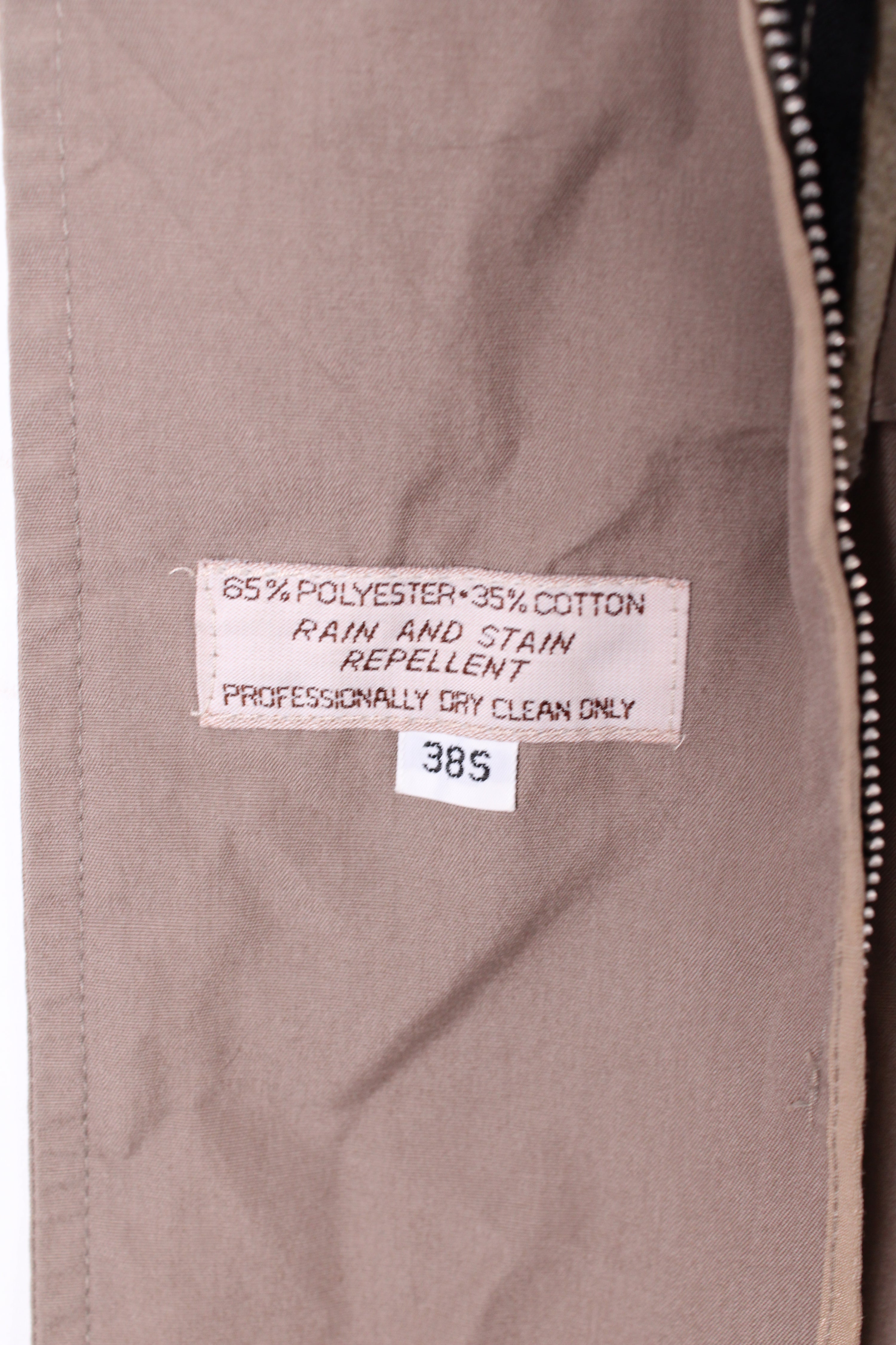 VINTAGE TRENCH COAT BROOKS BROTHERS LIGHT BROWN - S/M