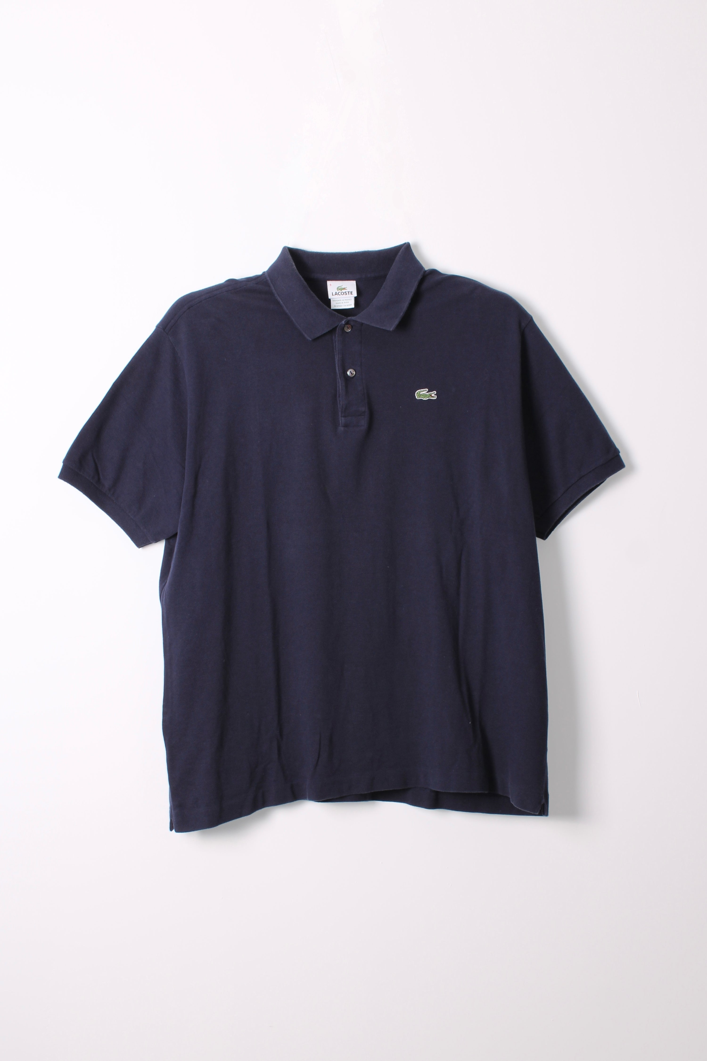 LACOSTE POLO SHIRT NAVY BLUE - 4XL