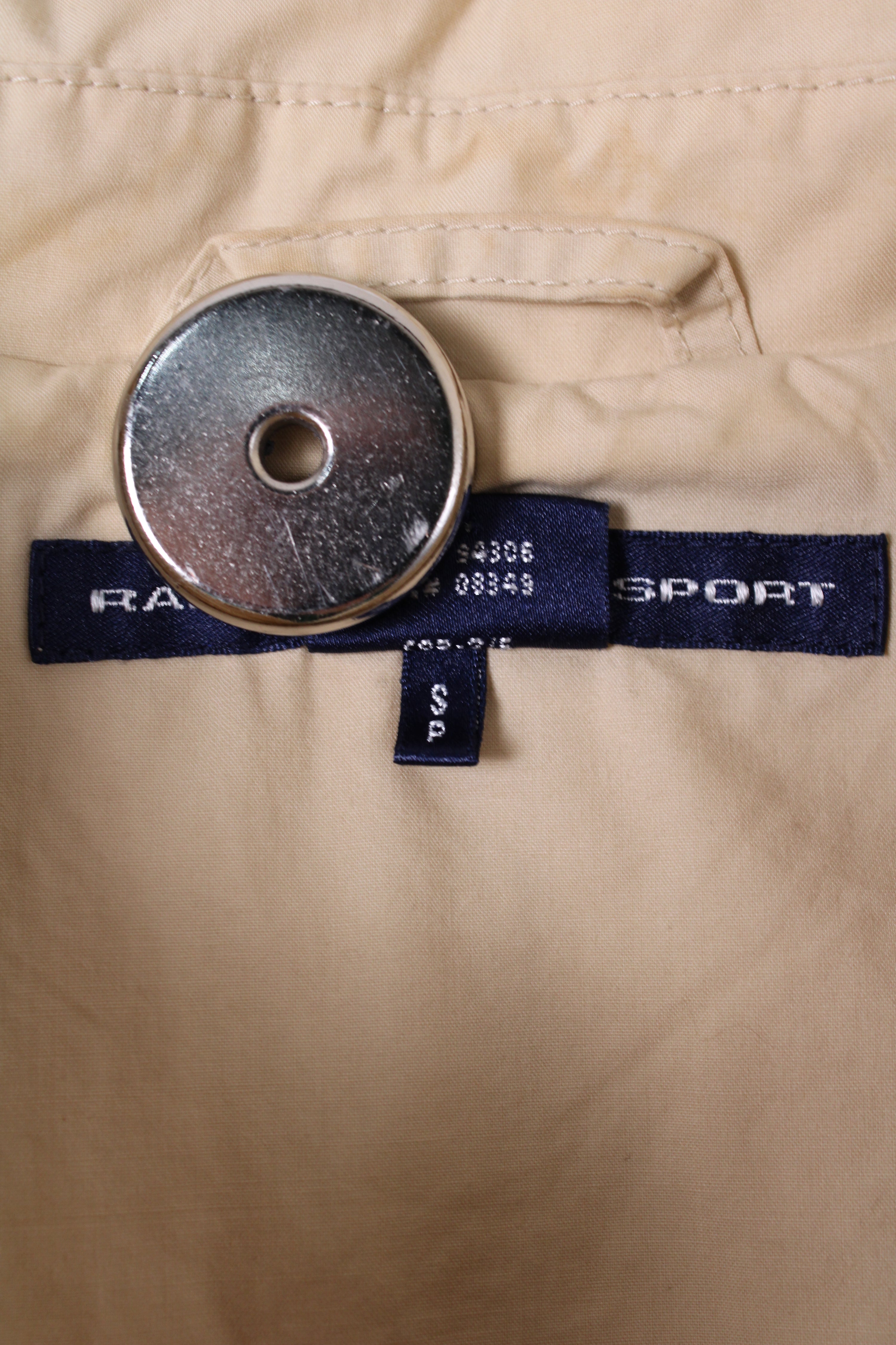 VINTAGE TRENCH COAT RALPH LAUREN BEIGE - S