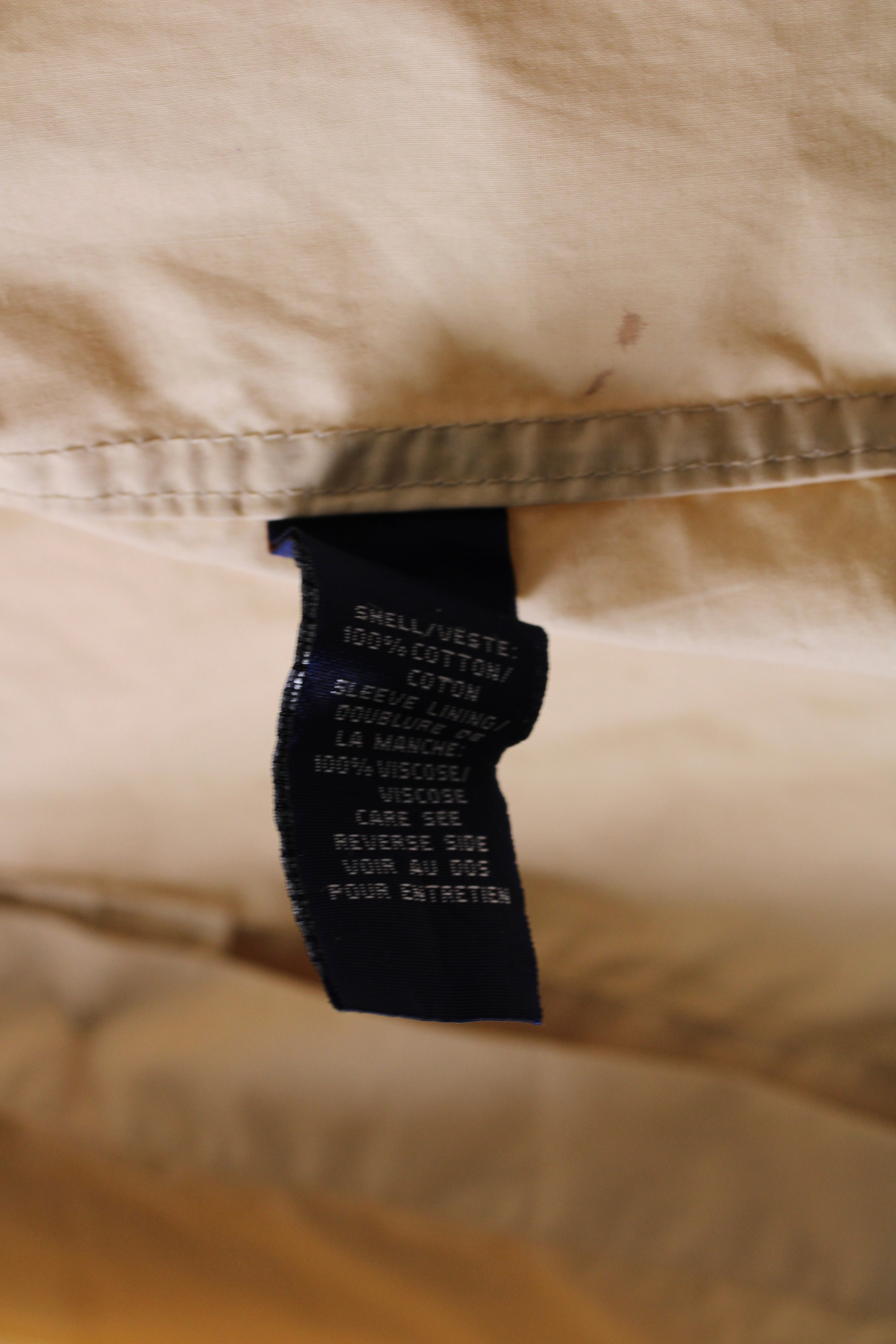 VINTAGE TRENCH COAT RALPH LAUREN BEIGE - S