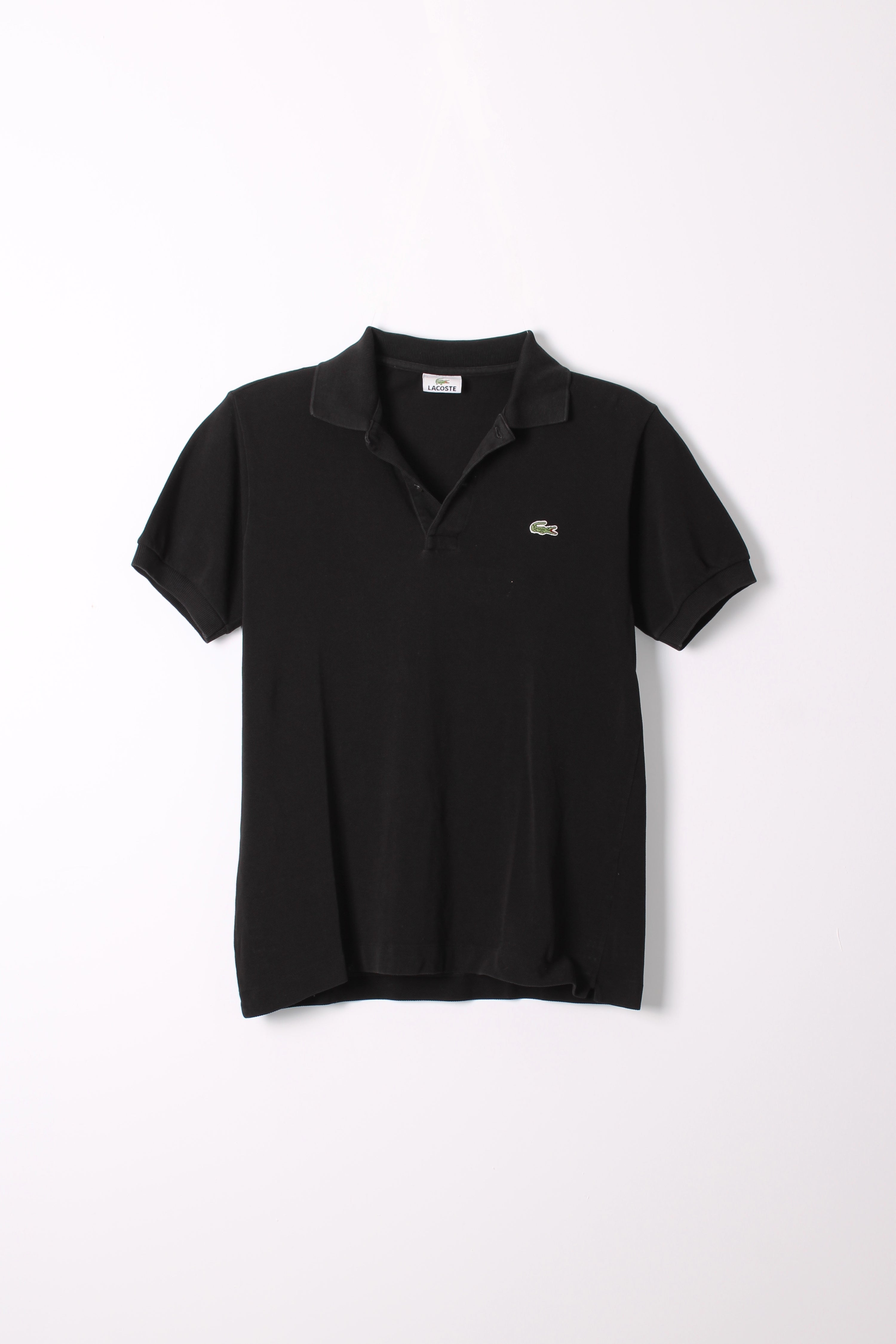 LACOSTE POLO SHIRT BLACK - S