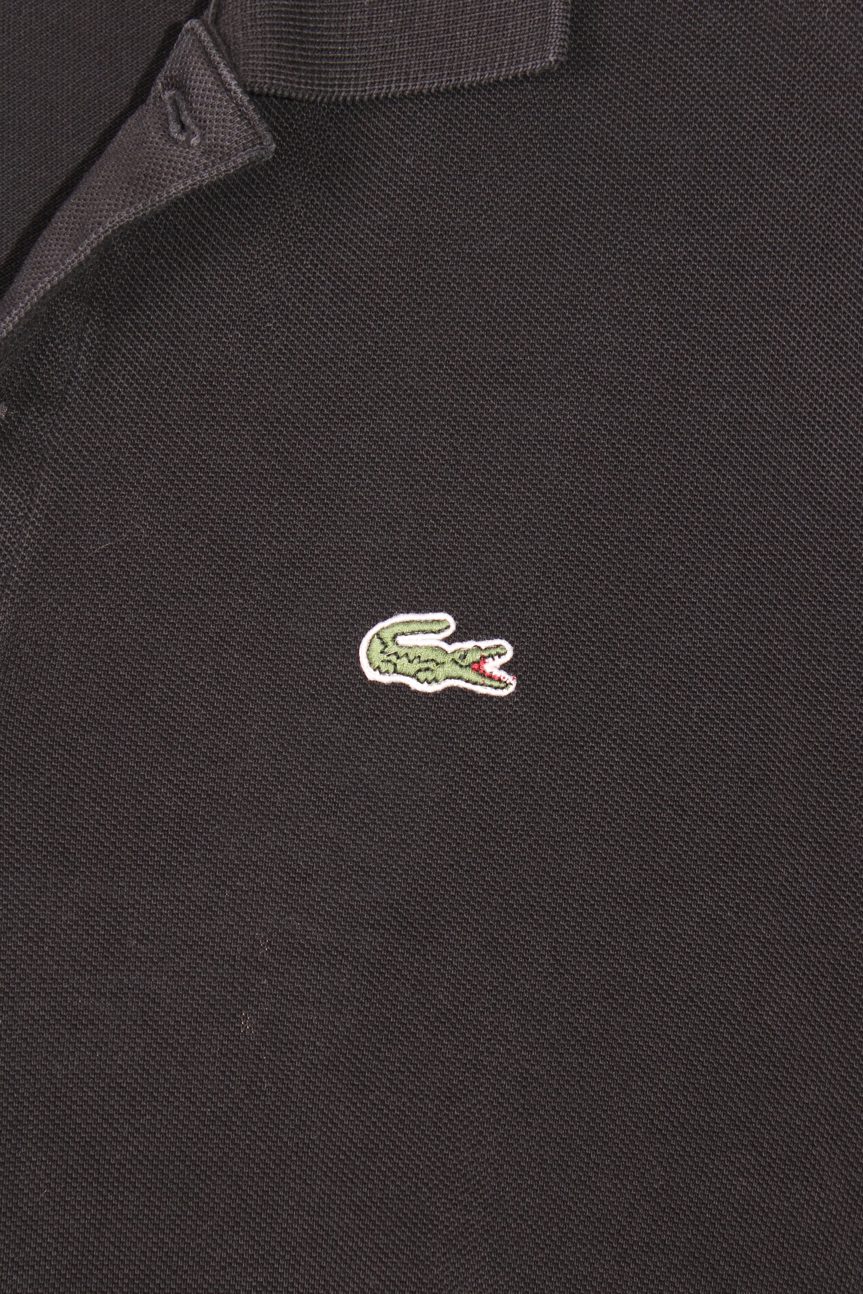 LACOSTE POLO SHIRT BLACK - S