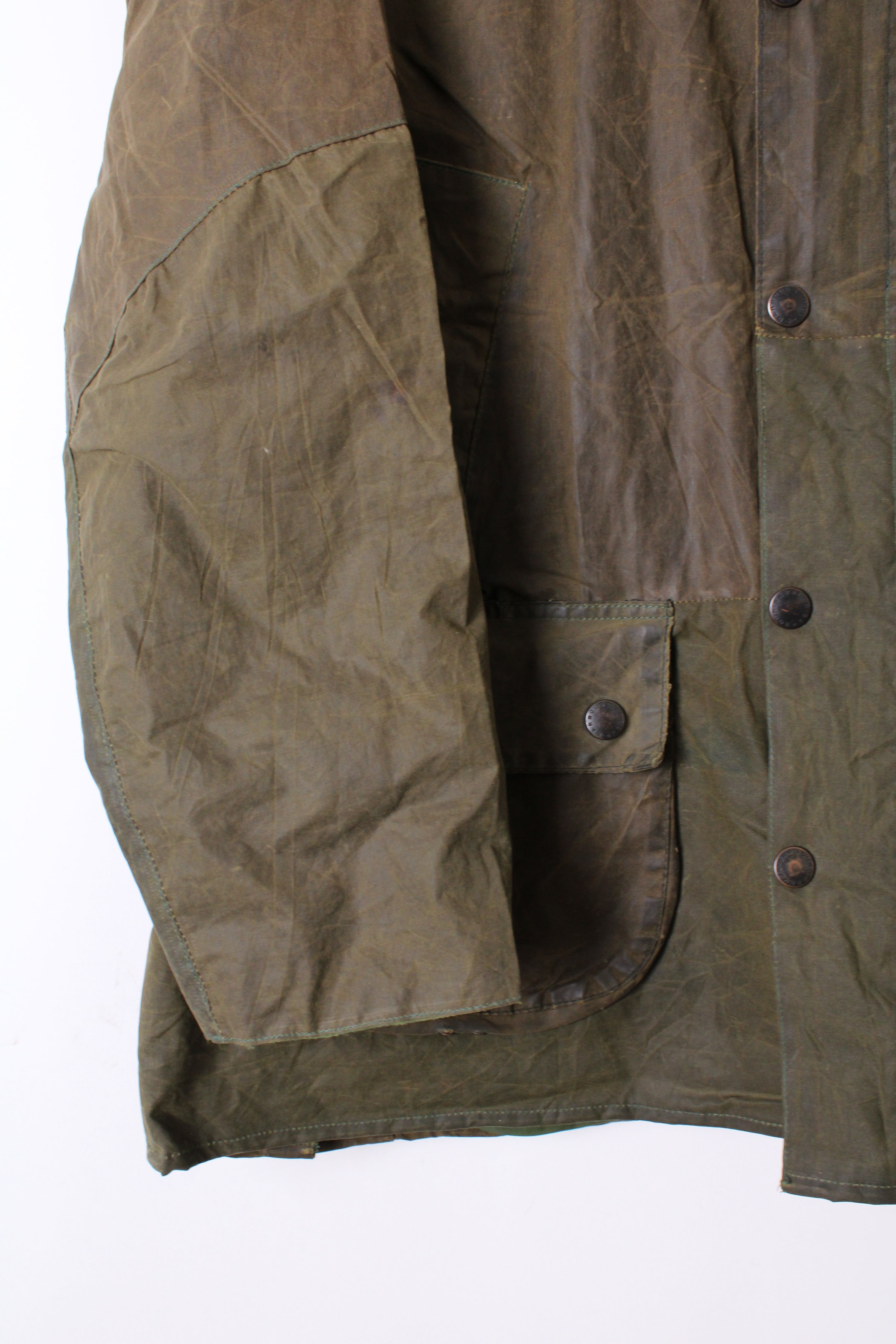 BARBOUR BEDALE WAXED JACKET GREEN - M/L