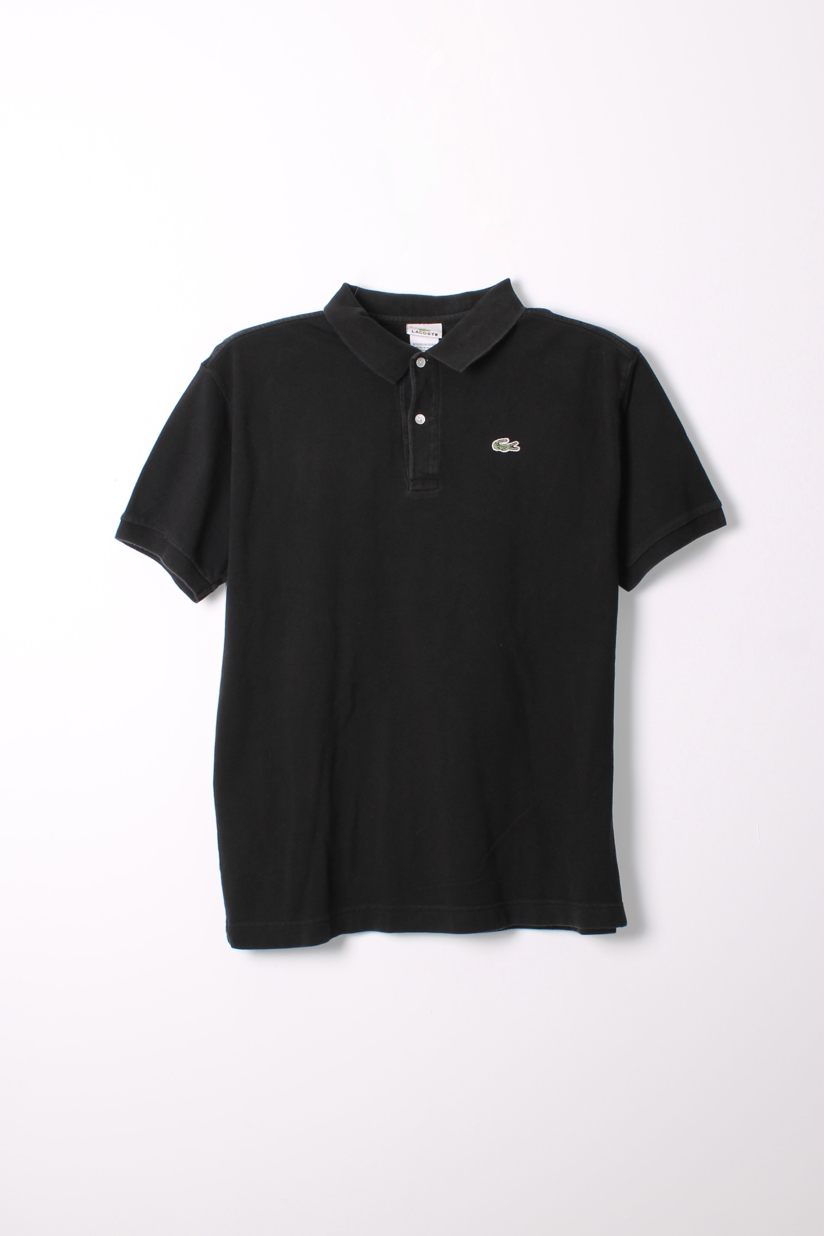 LACOSTE POLO SHIRT BLACK - M