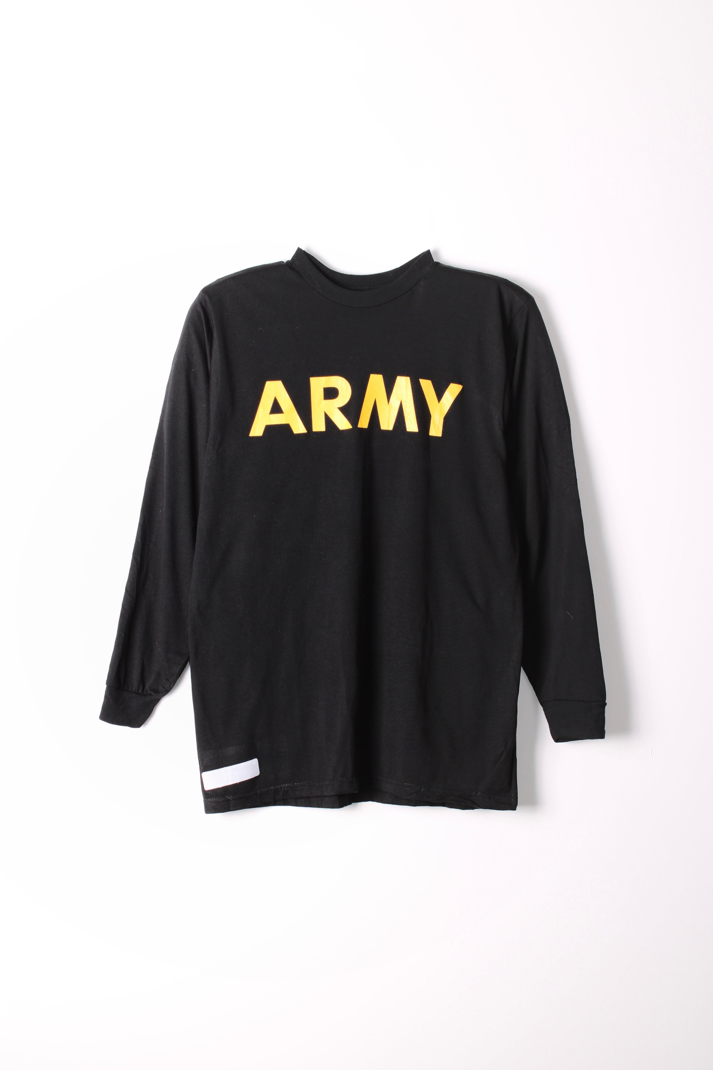 ORIGINAL US ARMY LONG SLEEVES TRAINING TEE BLACK