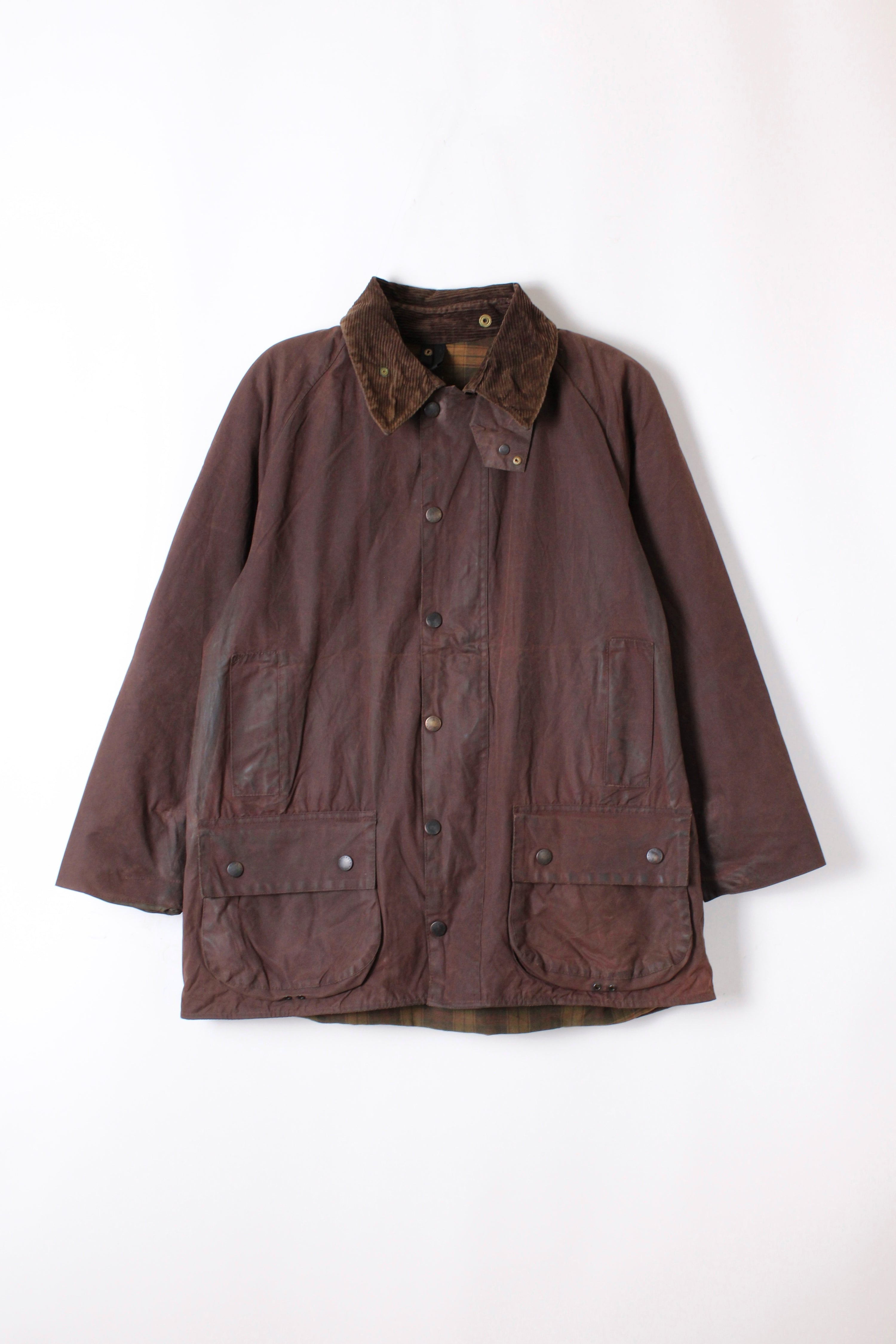 BARBOUR BEAUFORT WAXED JACKET RUSTIC BROWN - M/L