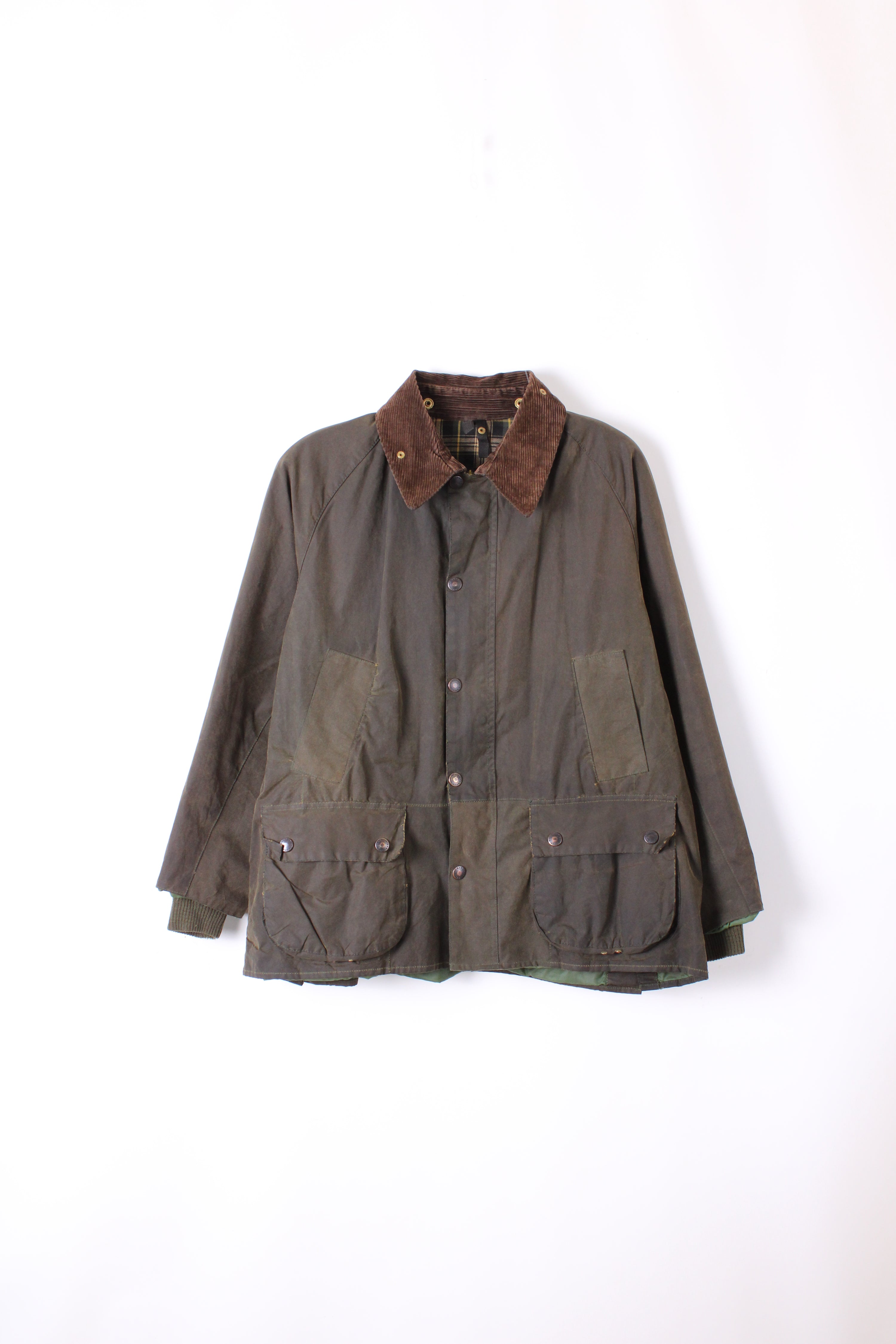 BARBOUR BEDALE WAXED JACKET GREEN - L/XL