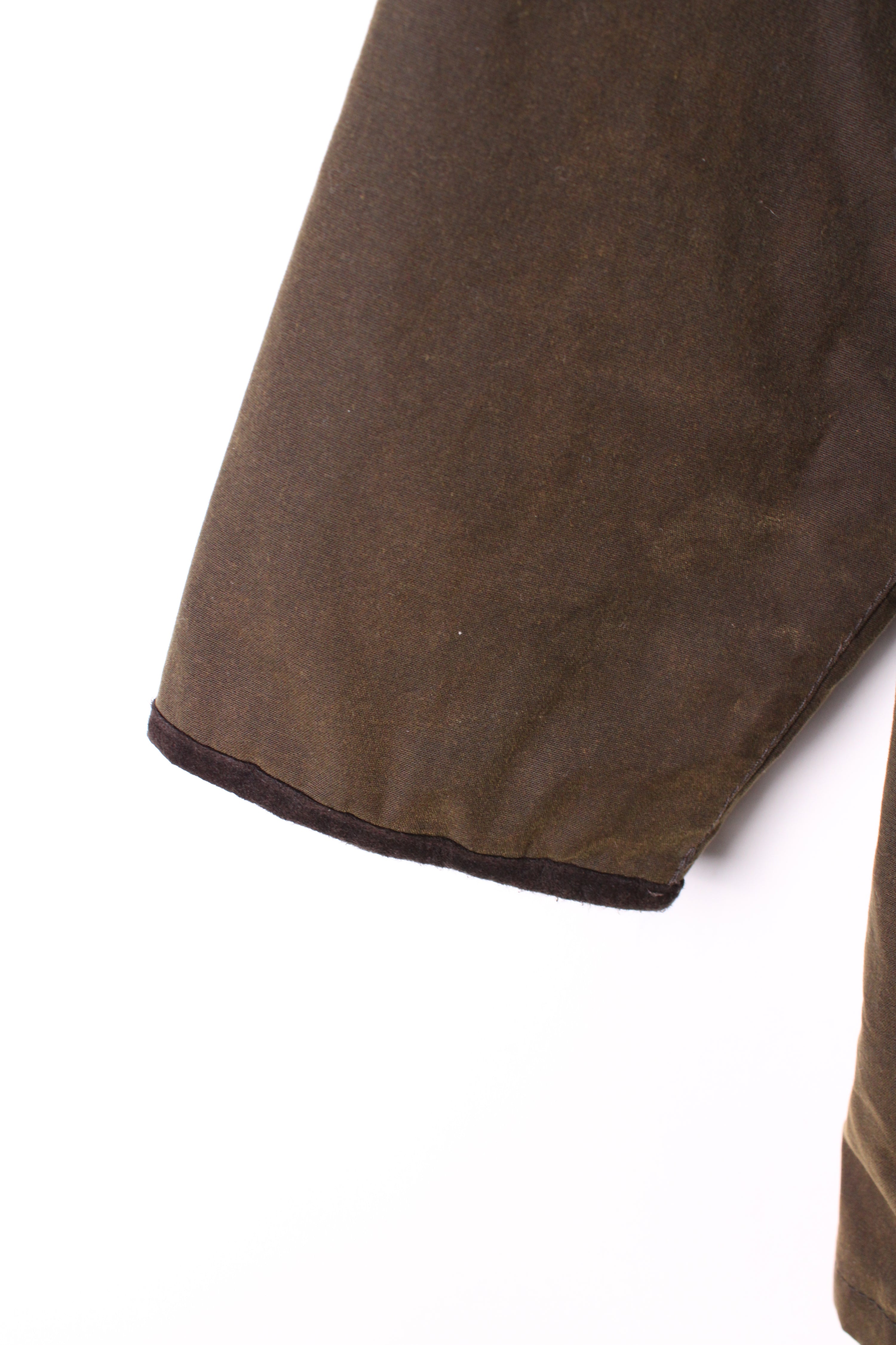 BARBOUR MOSSEND WAXED PARKA JACKET GREEN - XXL