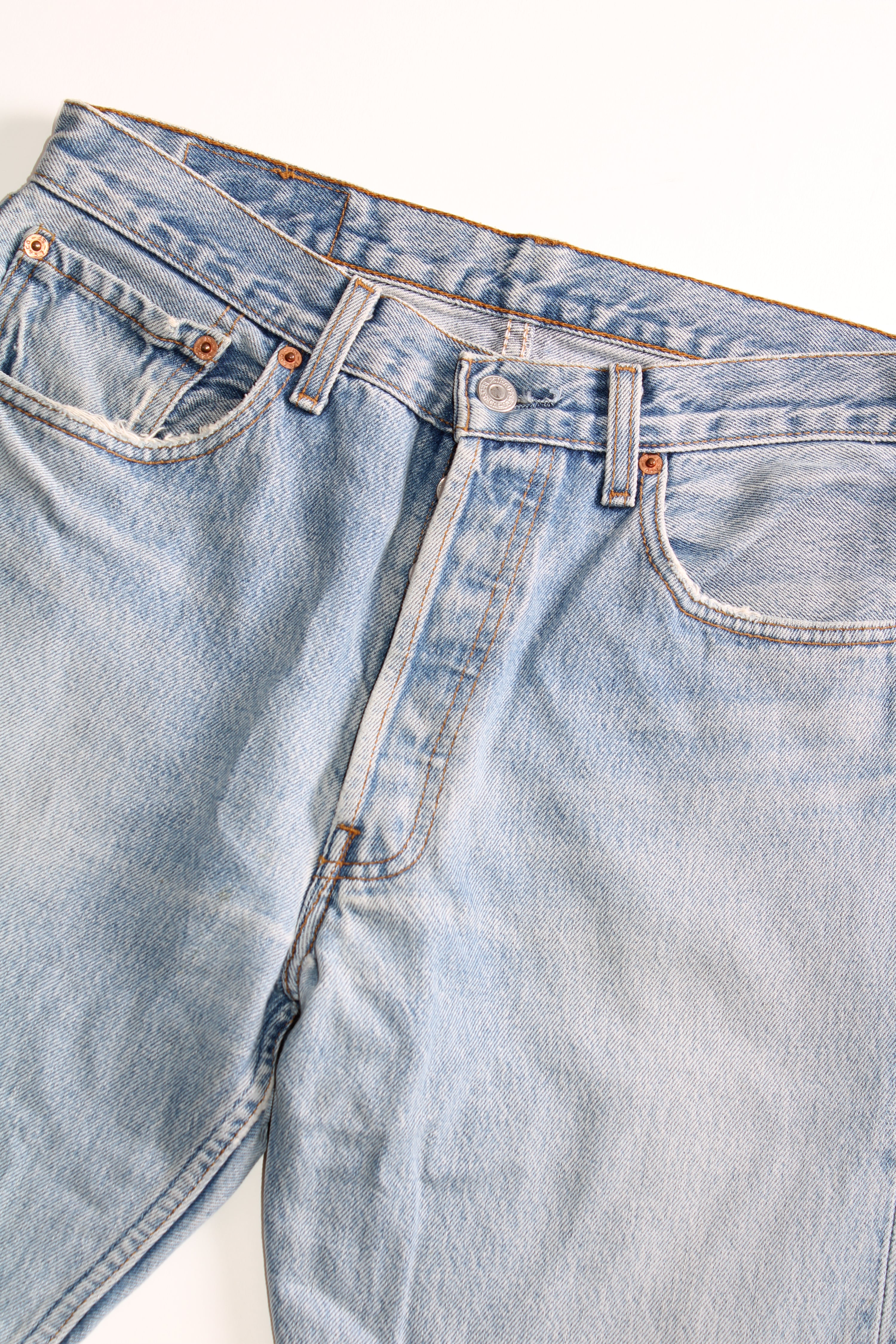LEVIS 501 JEANS SHORTS LIGHT BLUE - W32