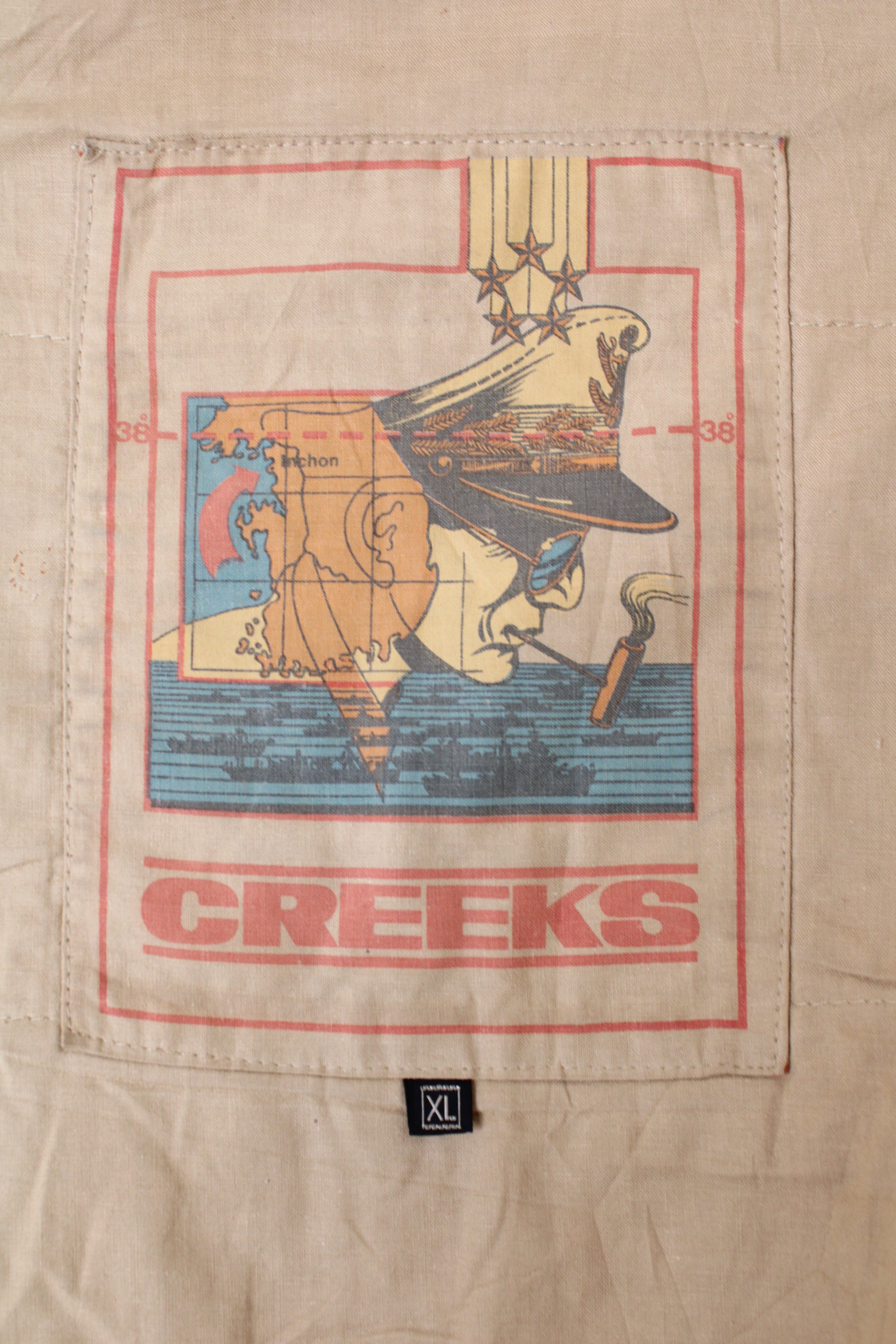 VINTAGE LEATHER FLIGHT BOMBER JACKET BROWN - XL