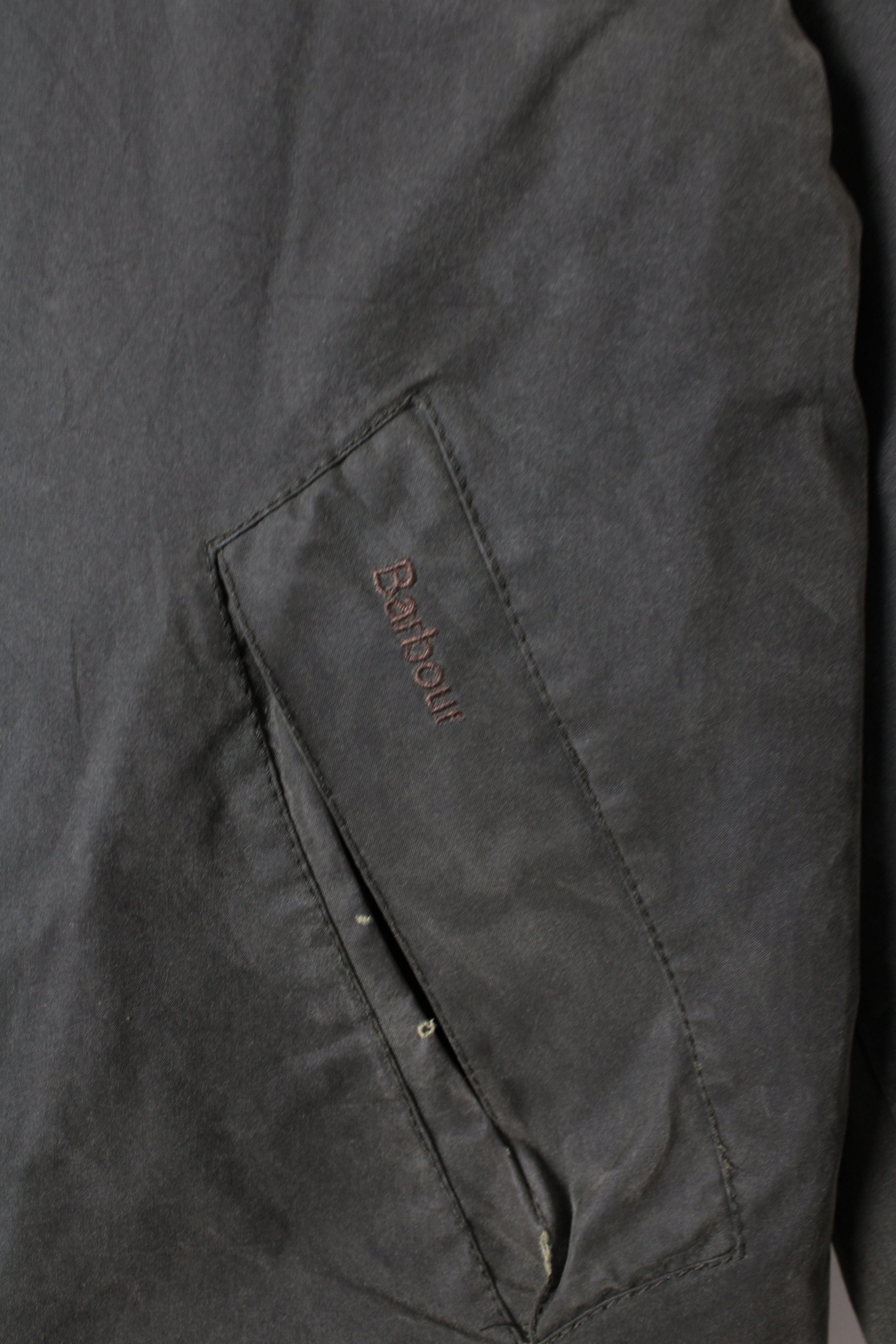 BARBOUR TRANSPORT WAXED JACKET SAGE GREEN - XL