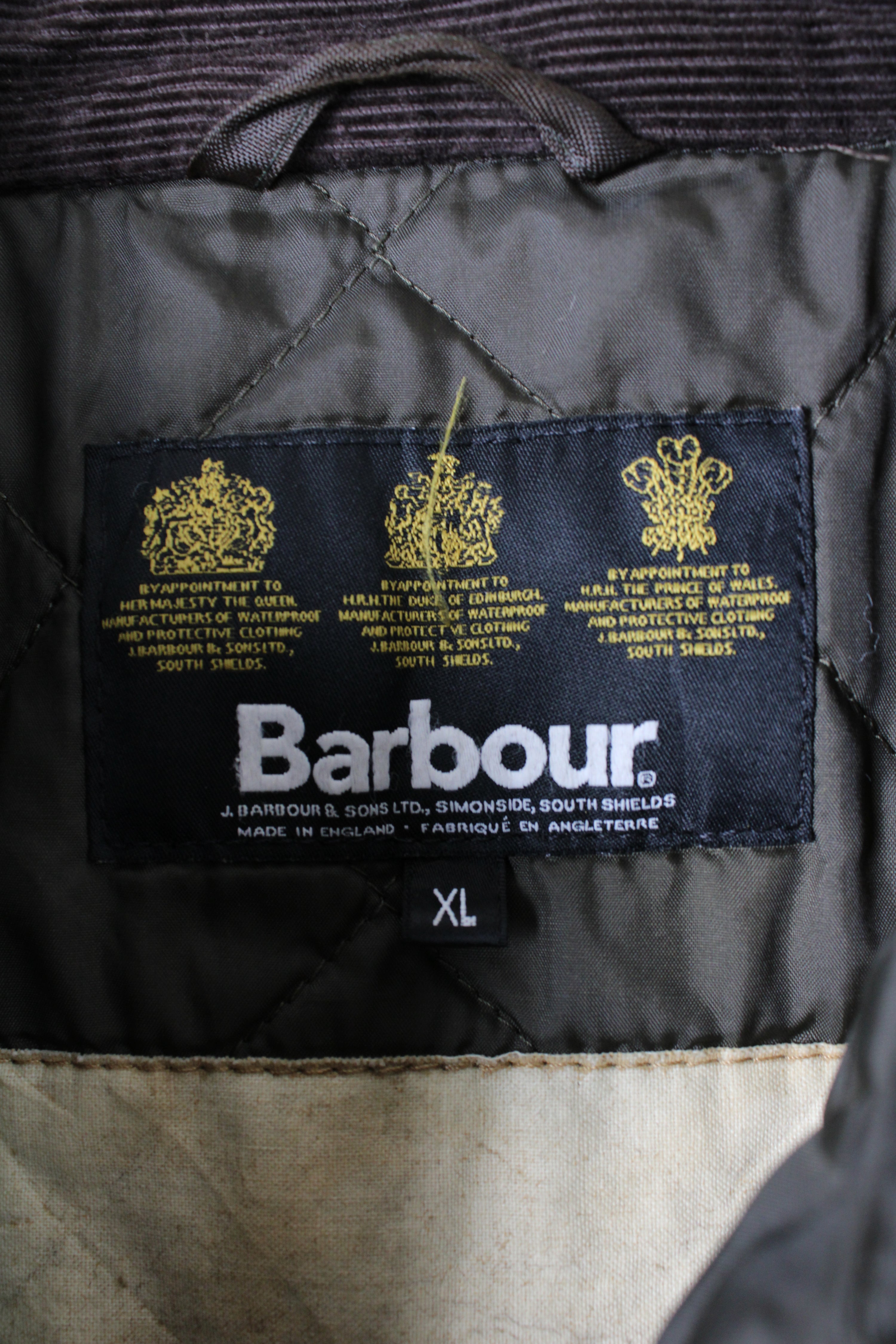 BARBOUR TRANSPORT WAXED JACKET SAGE GREEN - XL