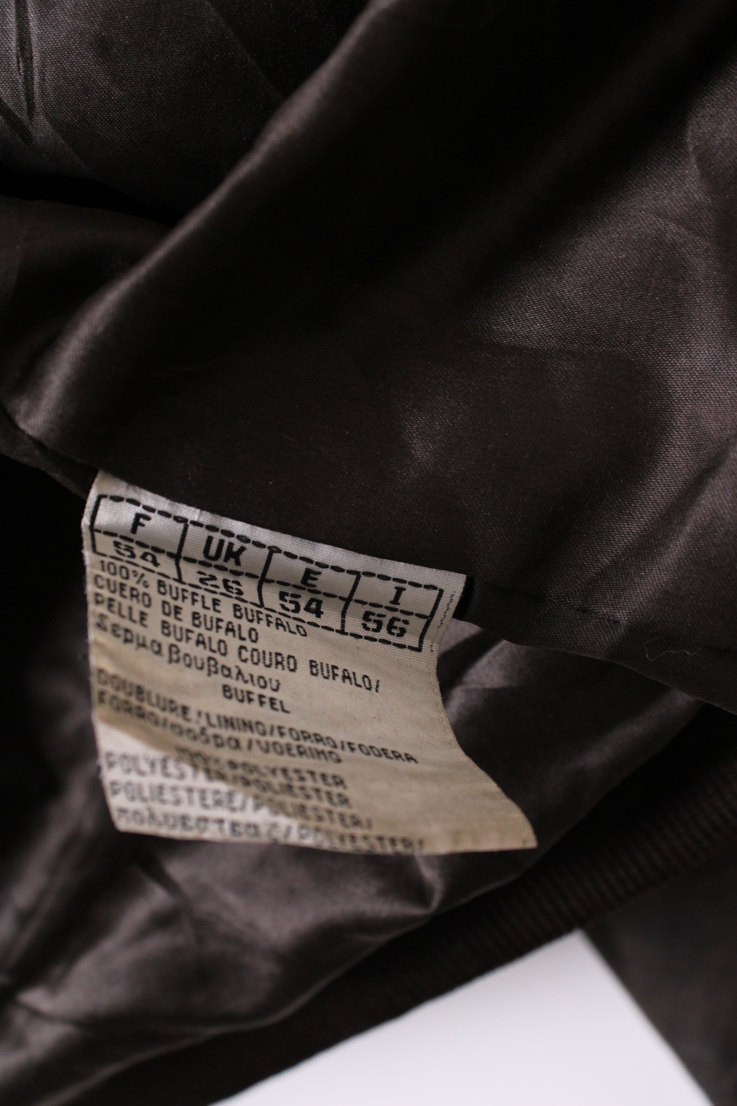 VINTAGE LEATHER AVIATOR FLIGHT JACKET BROWN - L/XL