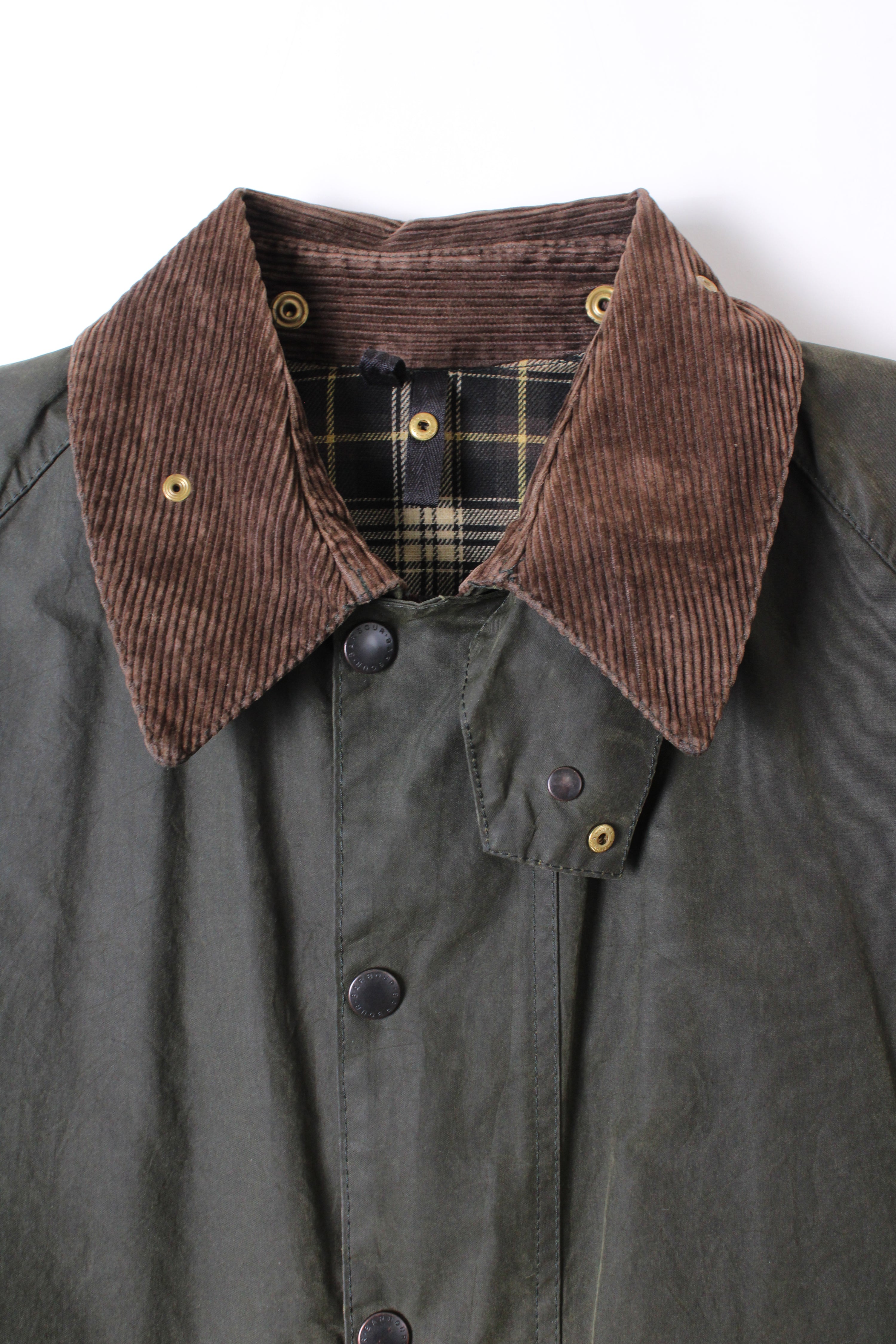 BARBOUR BEAUFORT WAXED JACKET GREEN - M/L