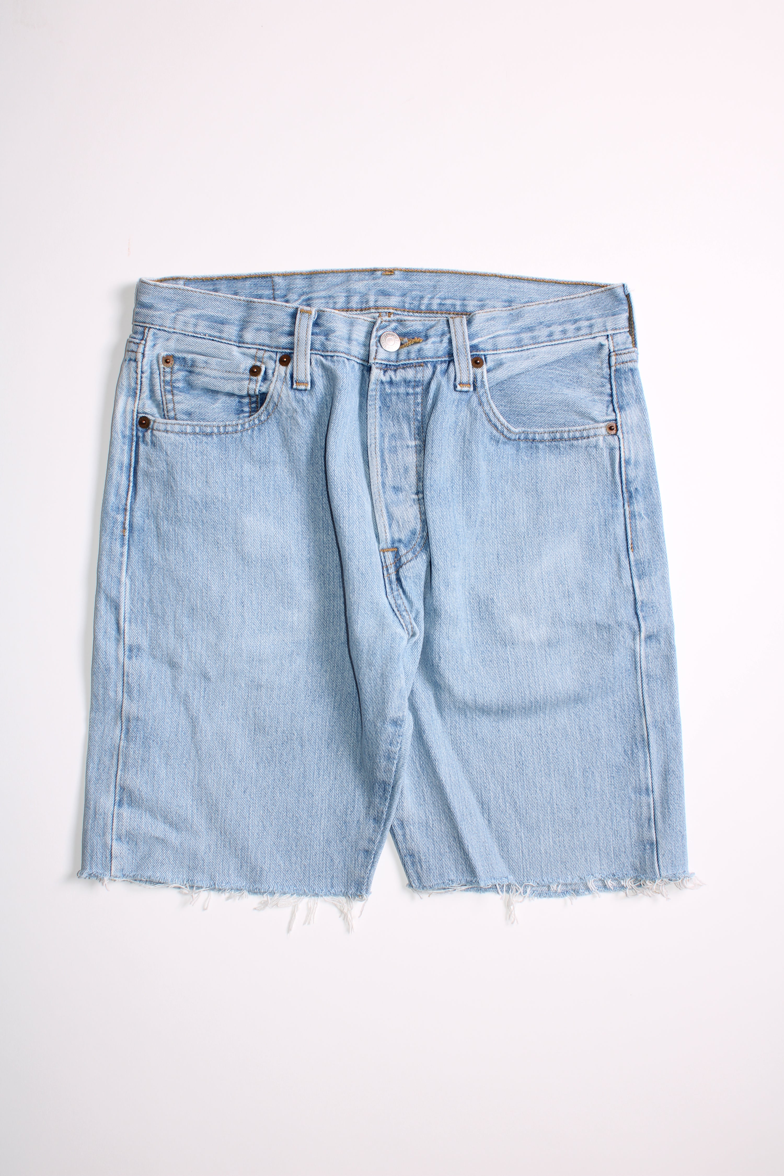 LEVIS 501 JEANS SHORTS LIGHT BLUE WASH - W30