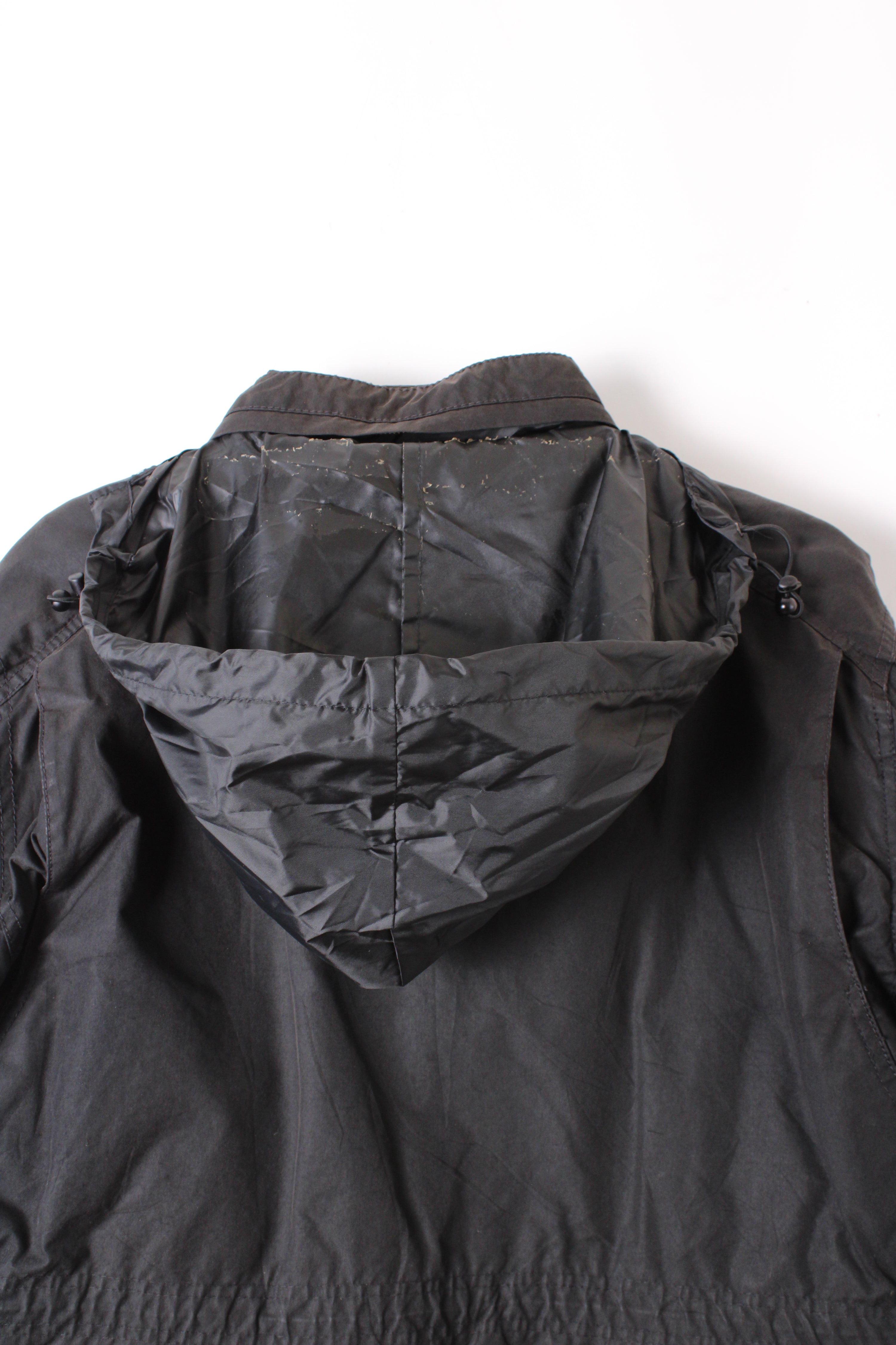 BARBOUR SAPPER WAXED JACKET BLACK - L