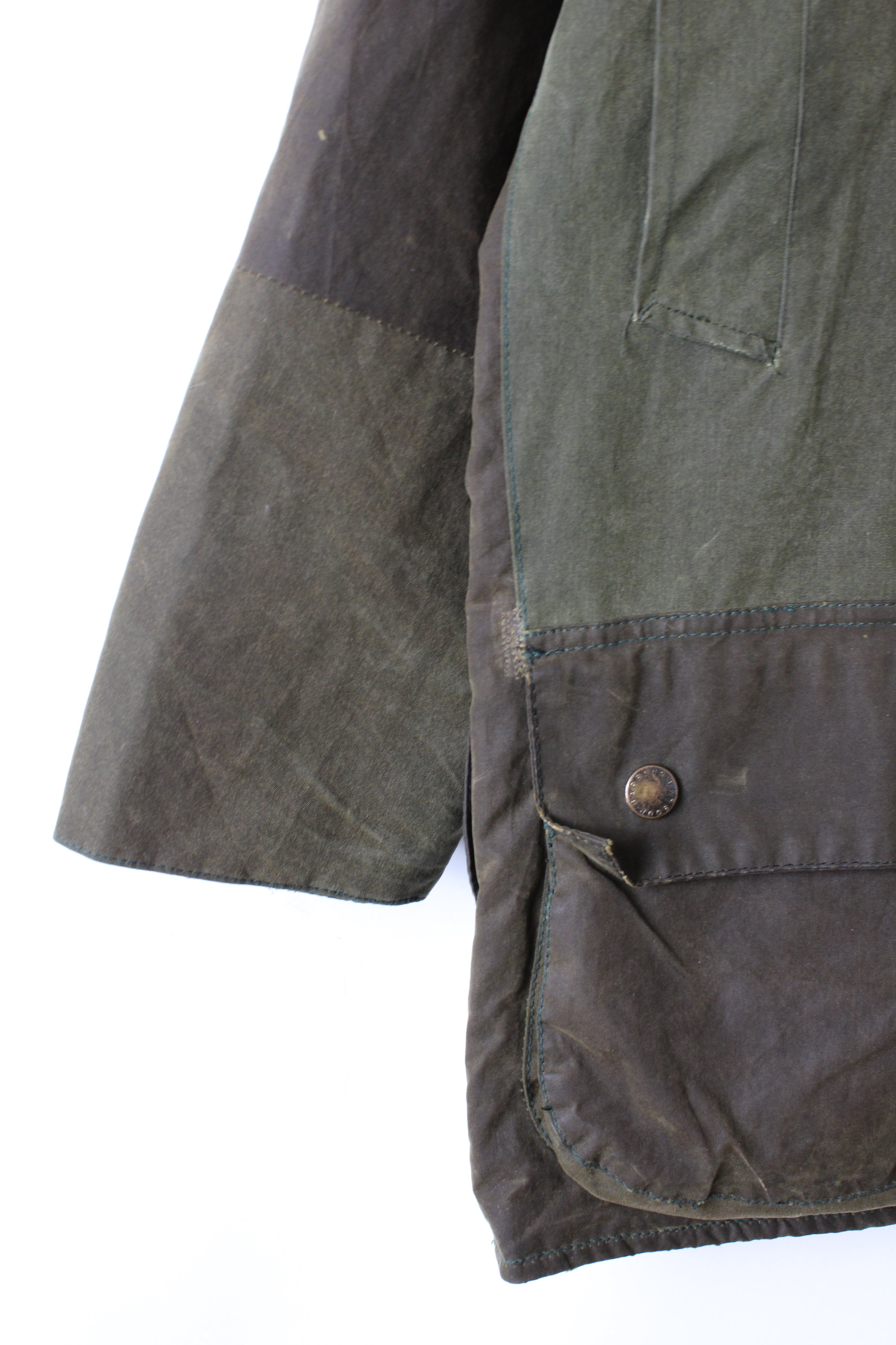 BARBOUR BEAUFORT WAXED JACKET GREEN - M/L
