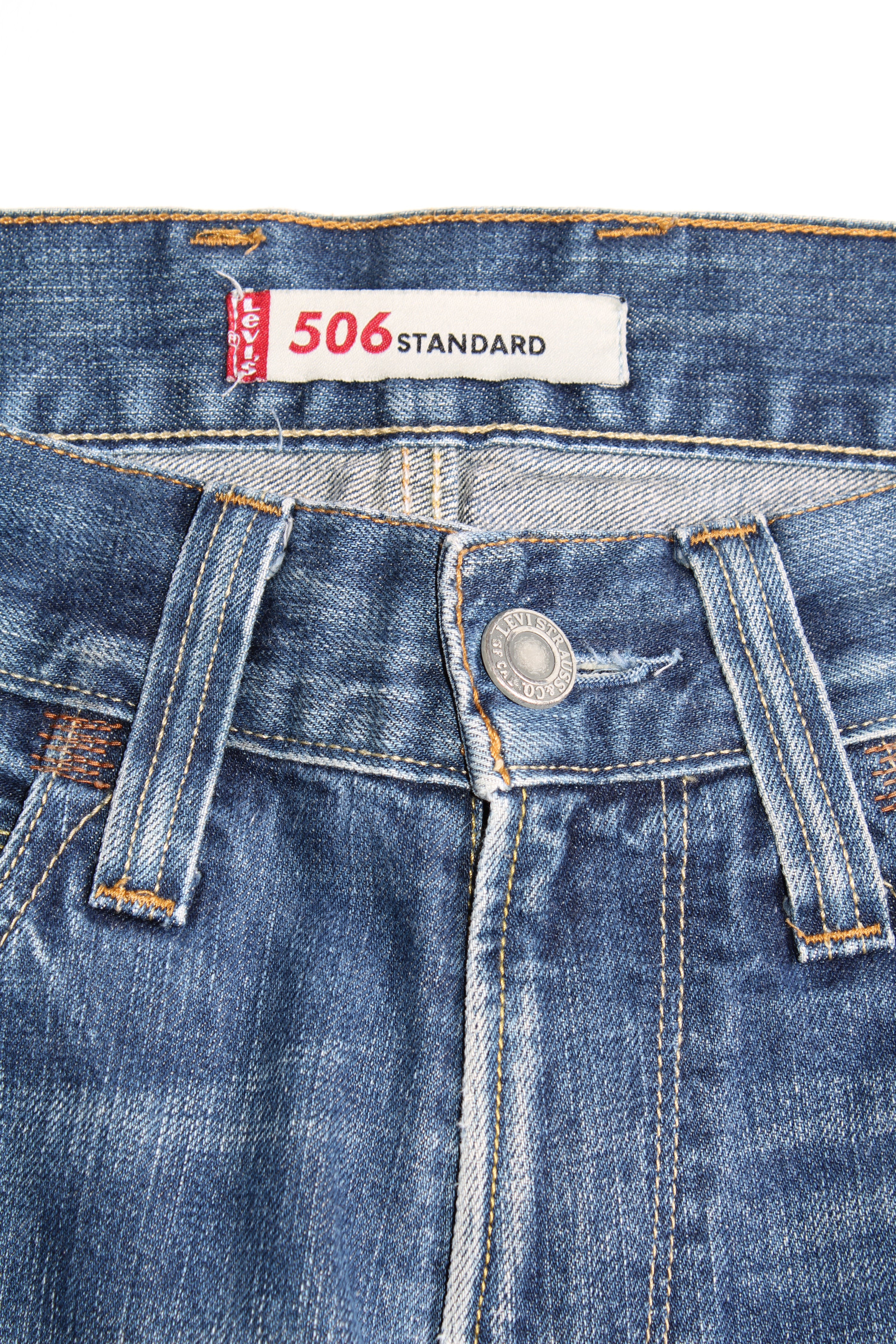 LEVIS 506 JEANS SHORTS LIGHT BLUE WASH - W34