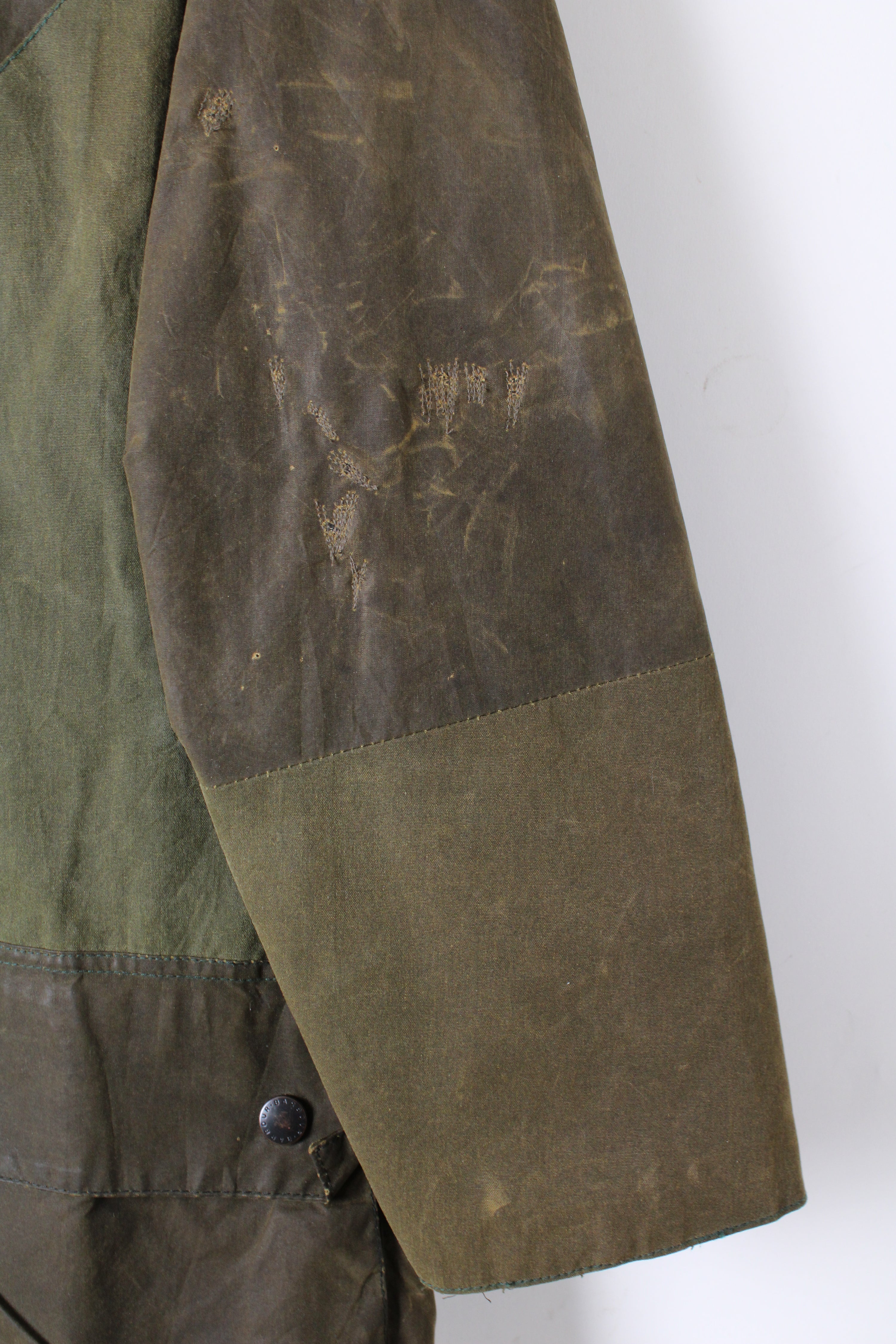 BARBOUR BEAUFORT WAXED JACKET GREEN - M/L