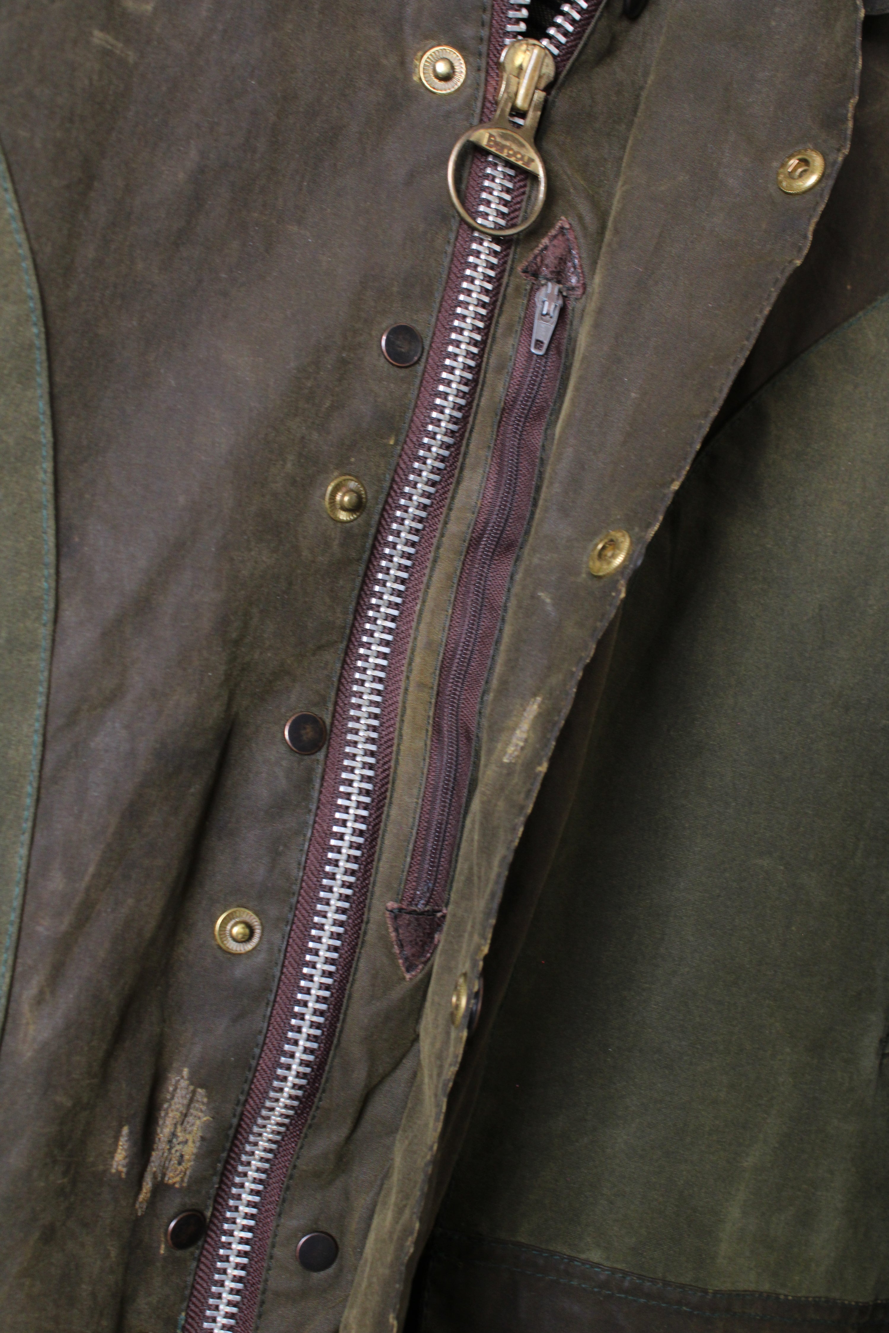 BARBOUR BEAUFORT WAXED JACKET GREEN - M/L