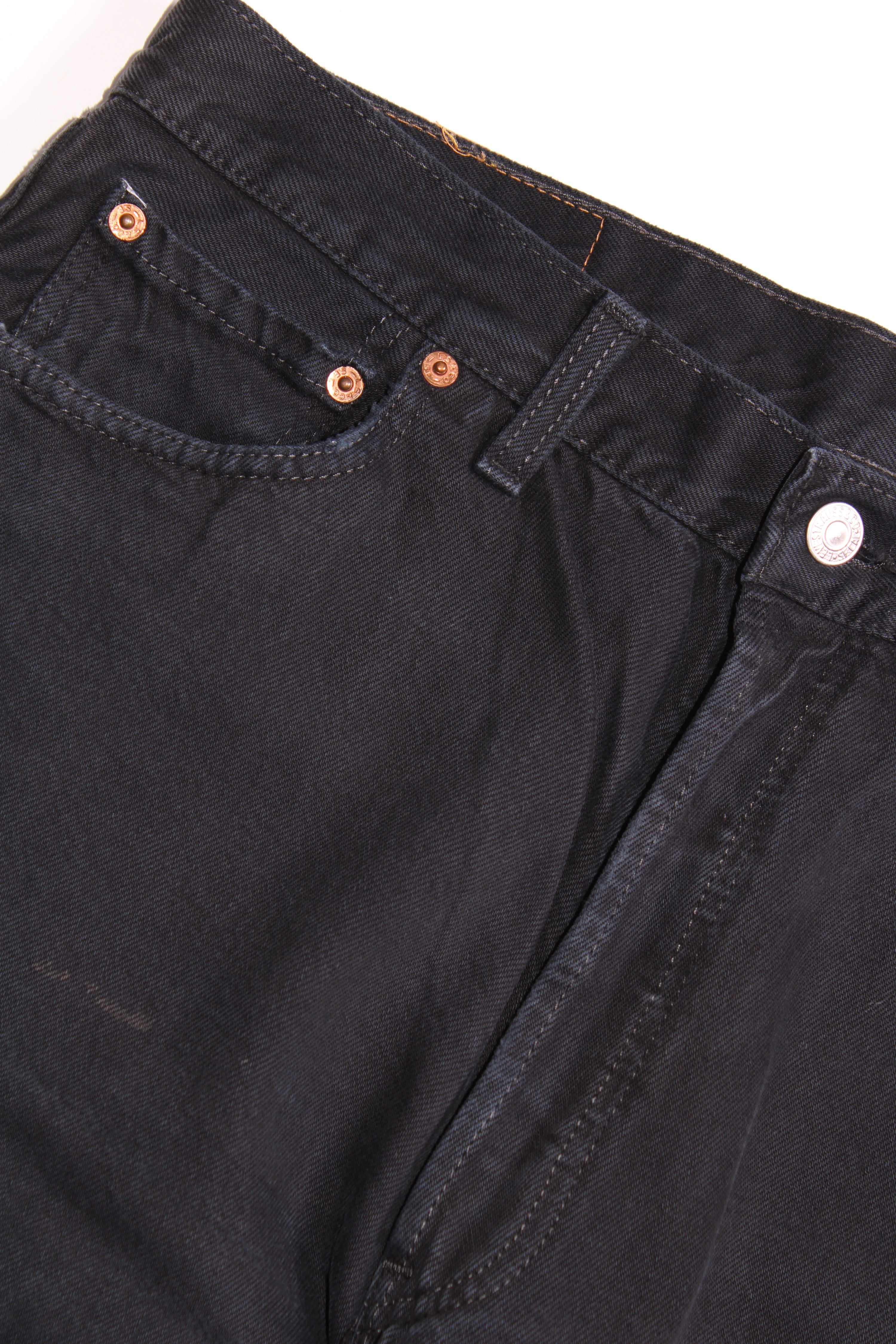 LEVIS 501 JEANS SHORTS BLACK - W36