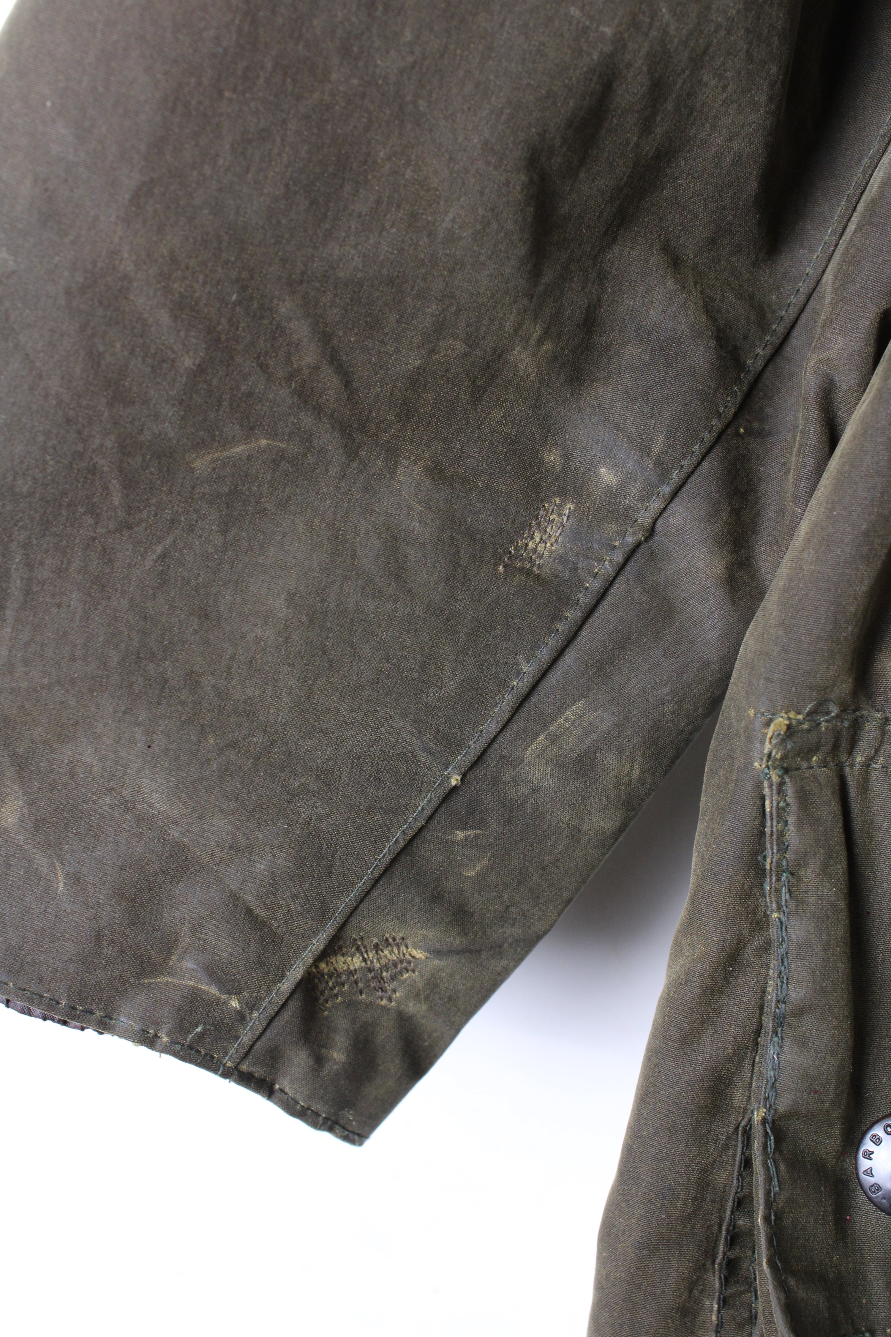 BARBOUR GAMEFAIR WAXED JACKET GREEN - M/L