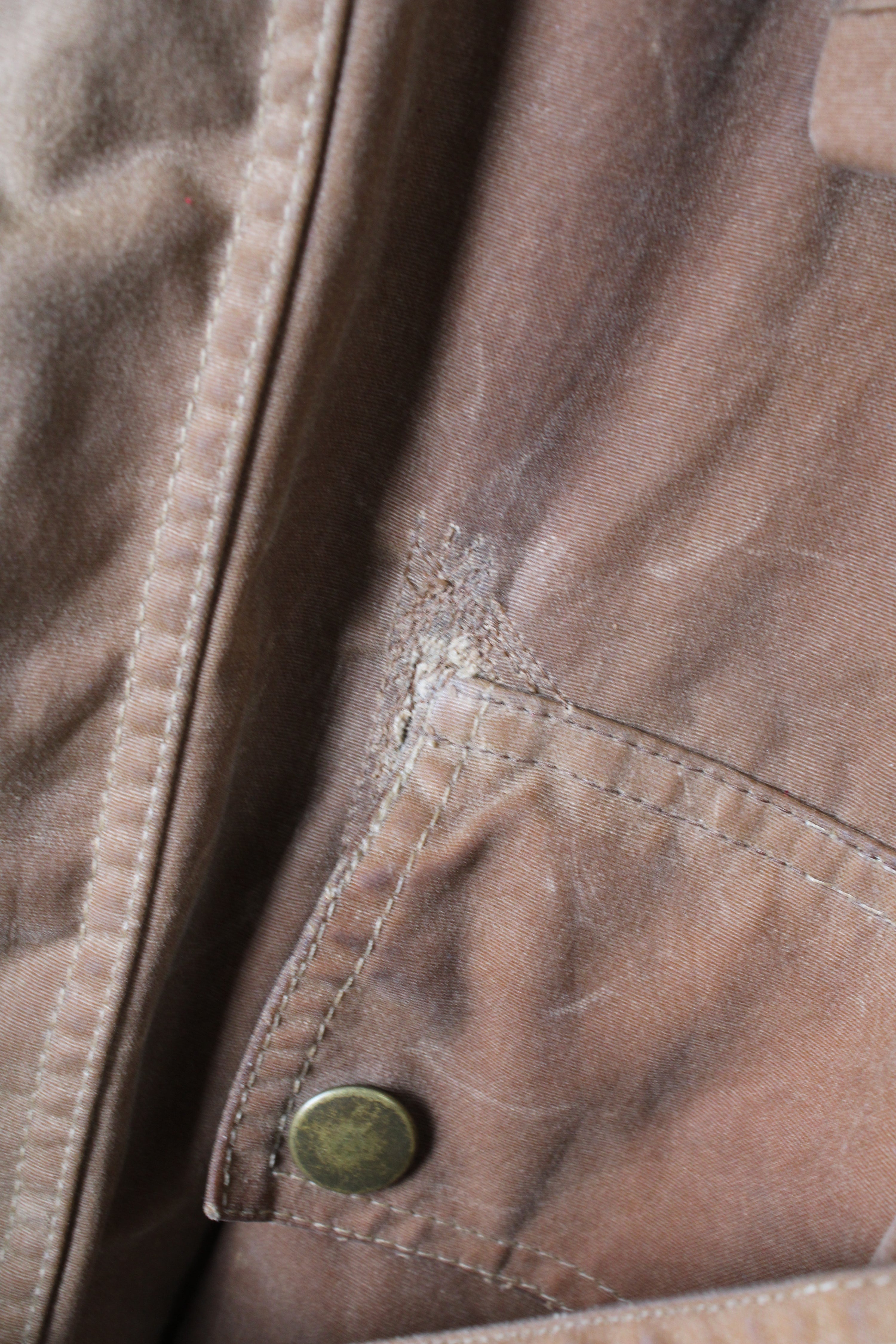 BELSTAFF TRIALMASTER VINTAGE WAXED MOTORCYCLE SAND BROWN - XXL