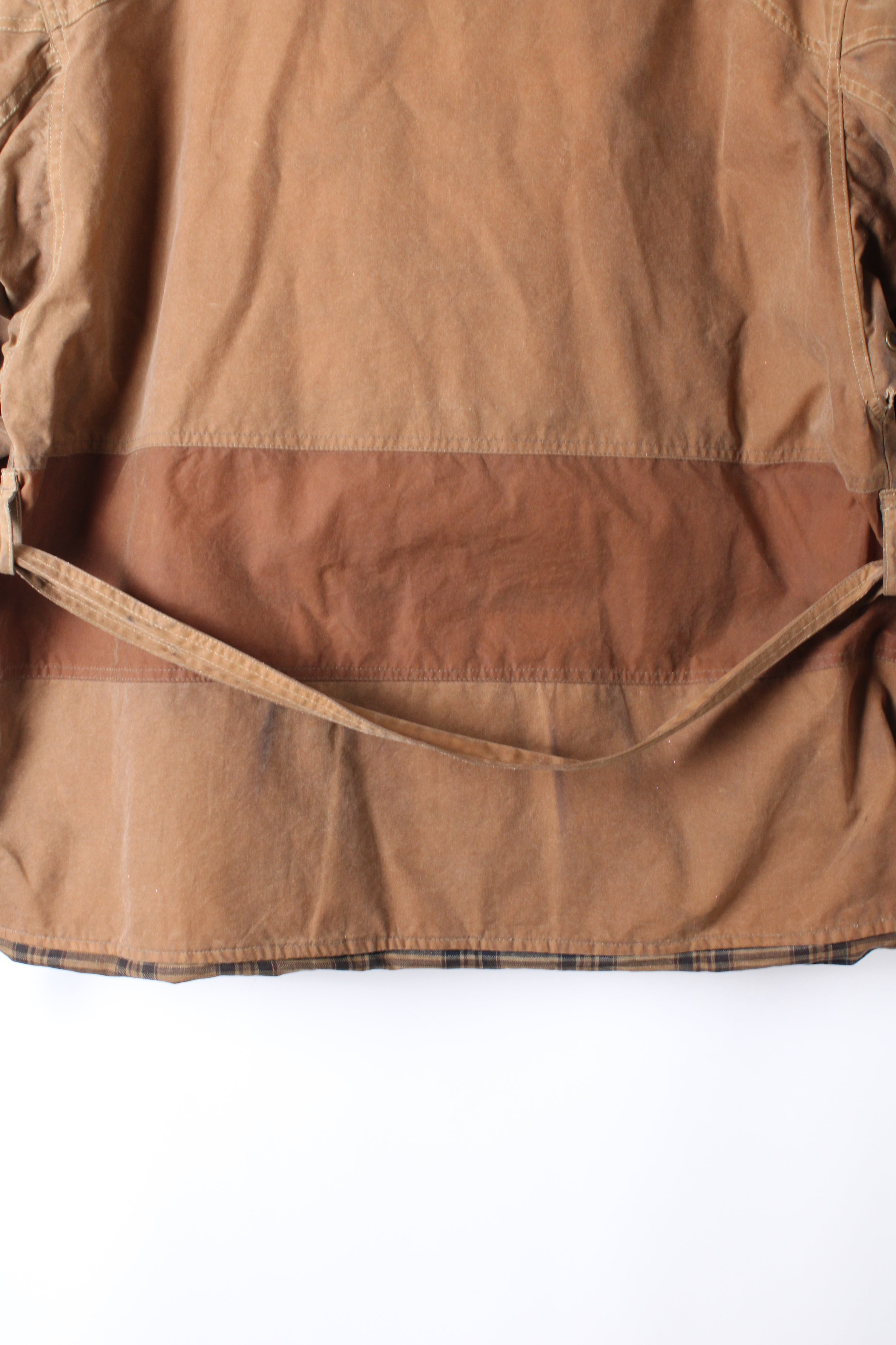 BELSTAFF TRIALMASTER VINTAGE WAXED MOTORCYCLE SAND BROWN - XXL