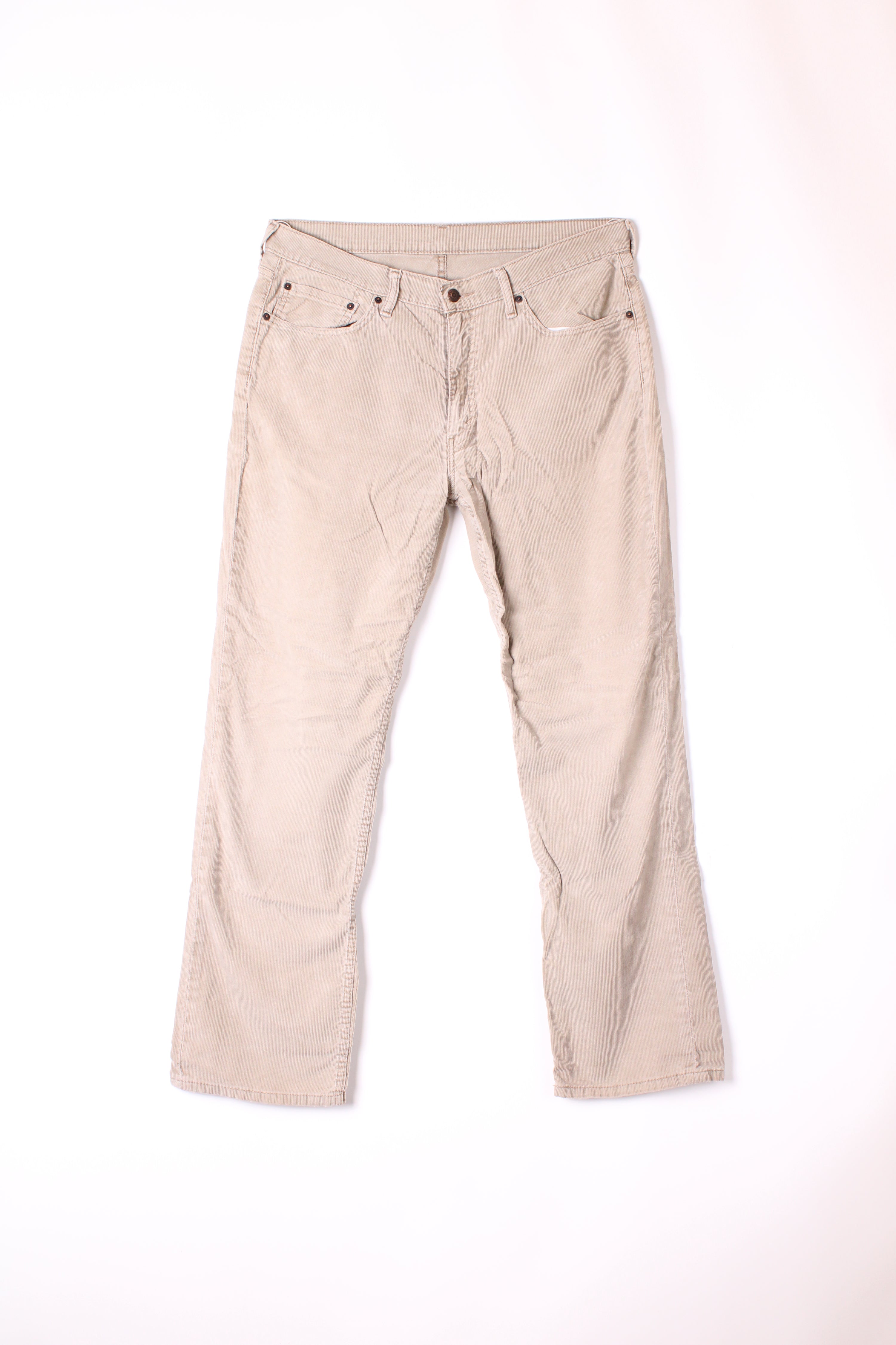 LEVIS CORDUROY PANTS BEIGE - W36