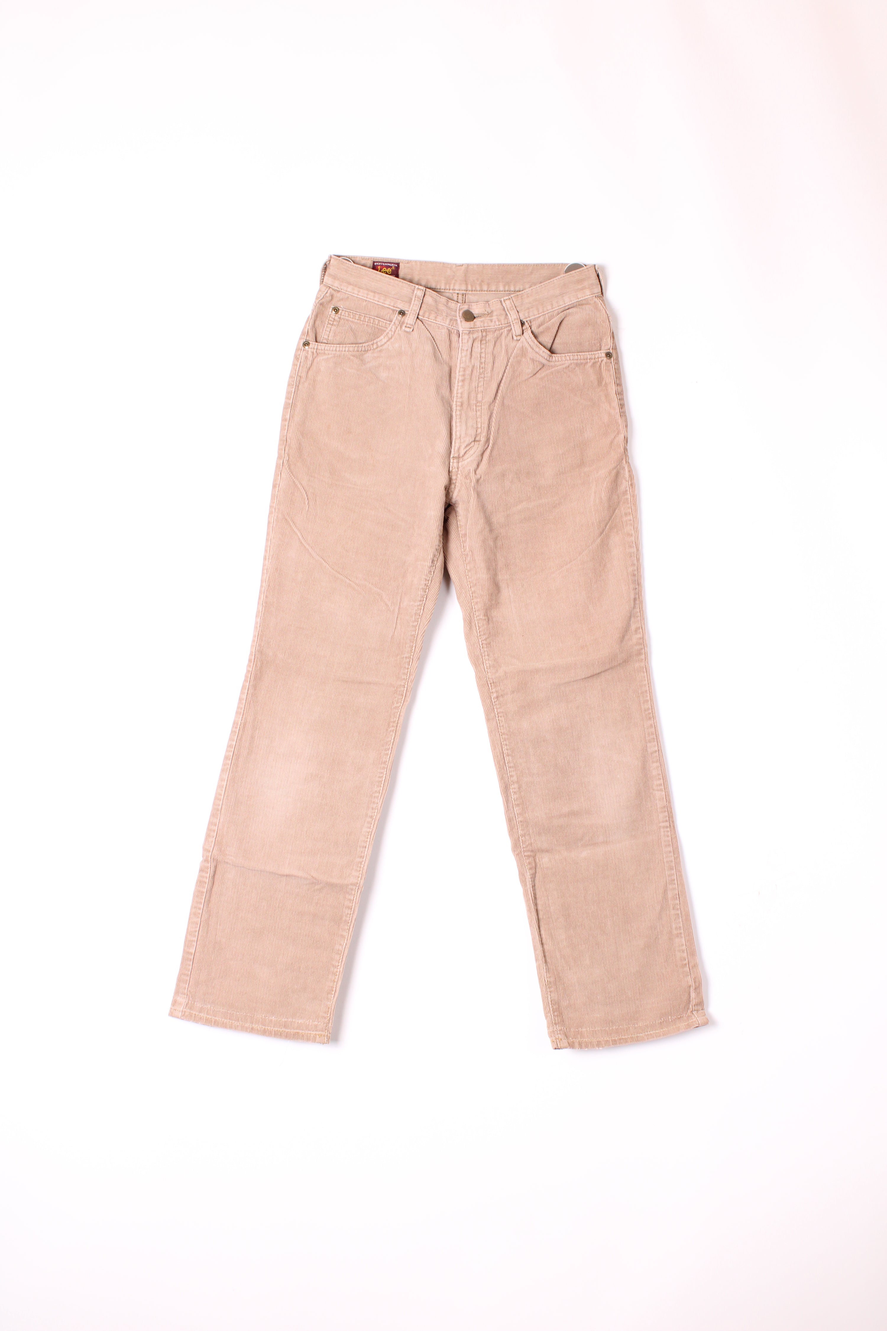 LEE VELVET CORDUROY TROUSERS BEIGE - 32 WOMAN