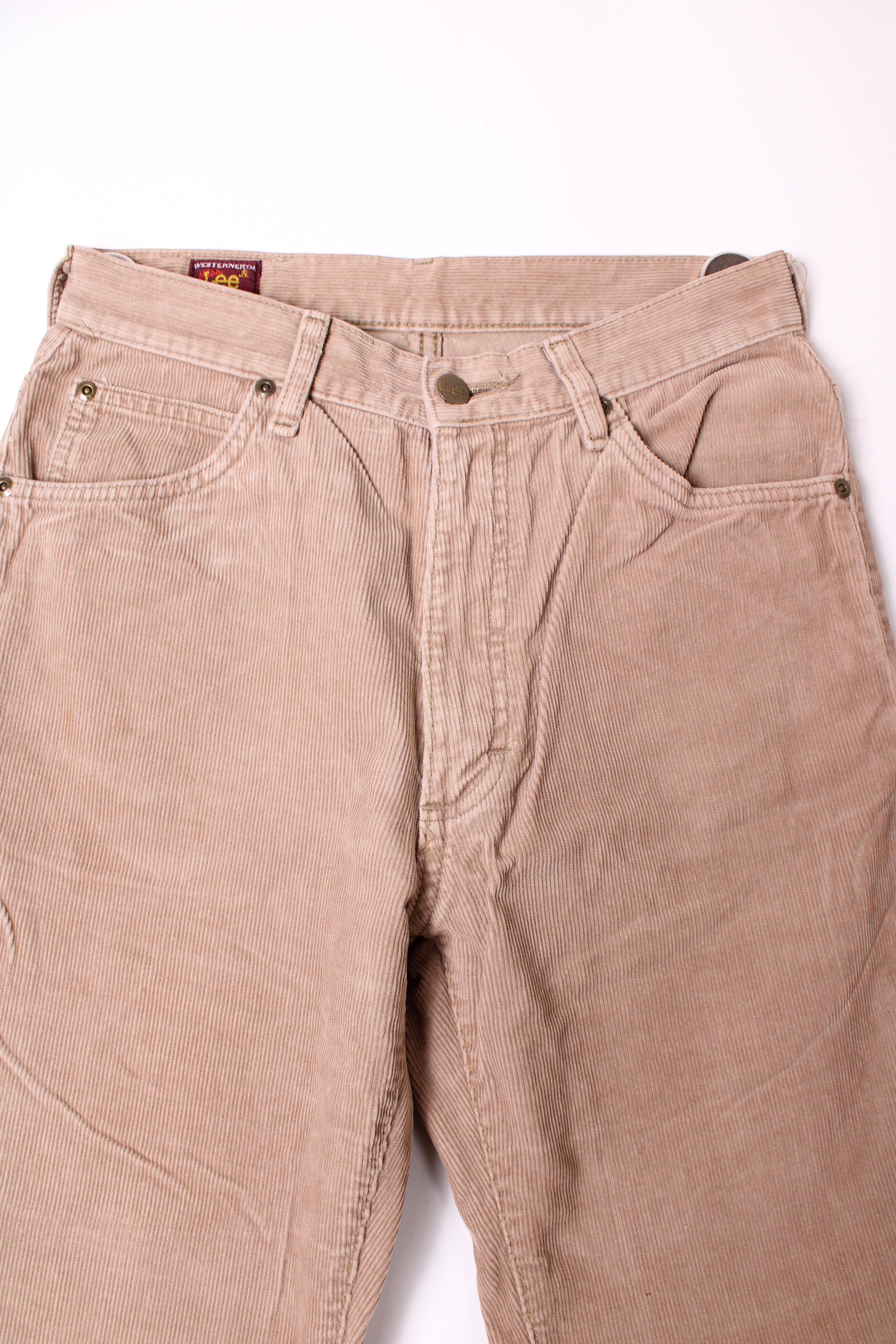 LEE VELVET CORDUROY TROUSERS BEIGE - 32 WOMAN