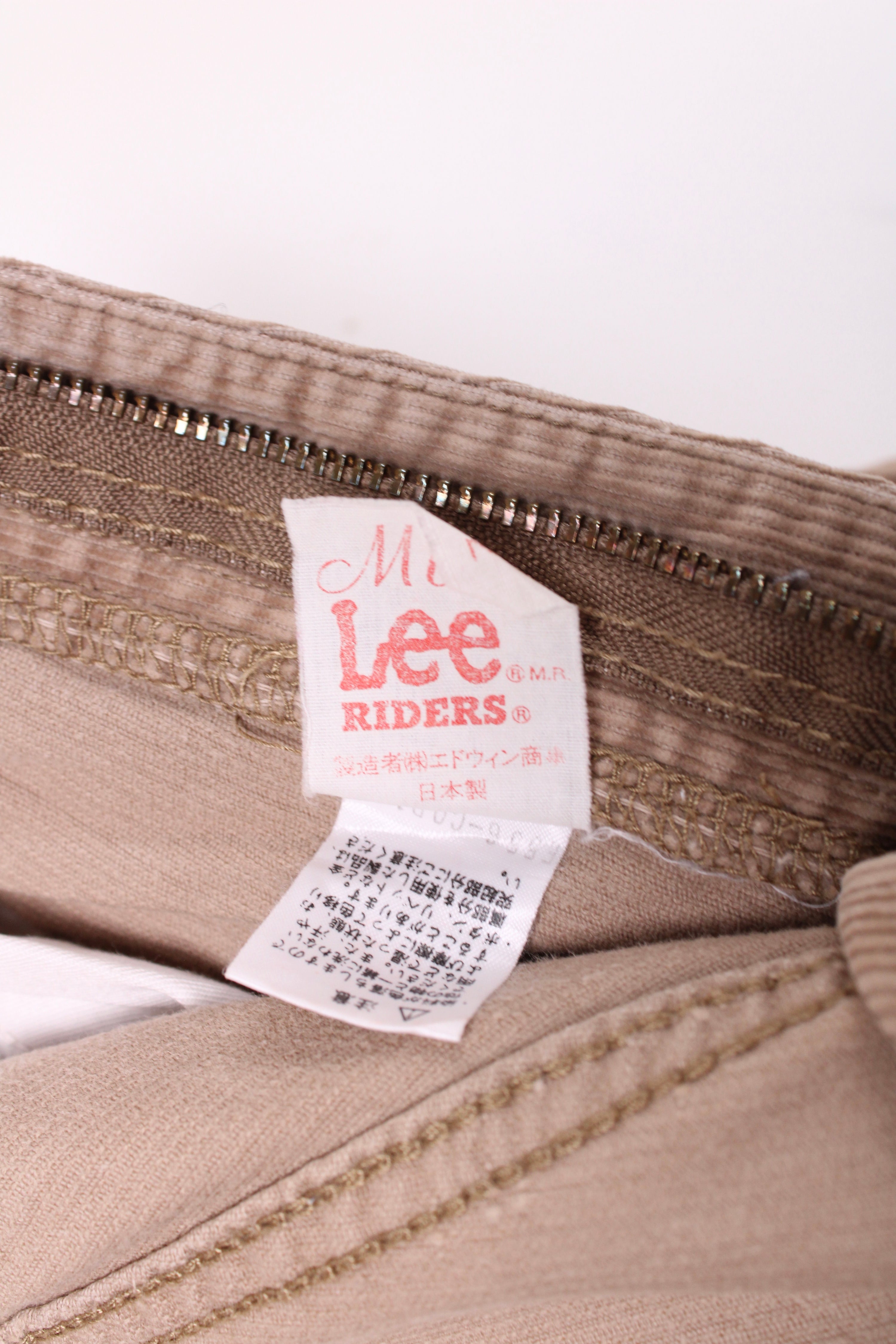 LEE VELVET CORDUROY TROUSERS BEIGE - 32 WOMAN