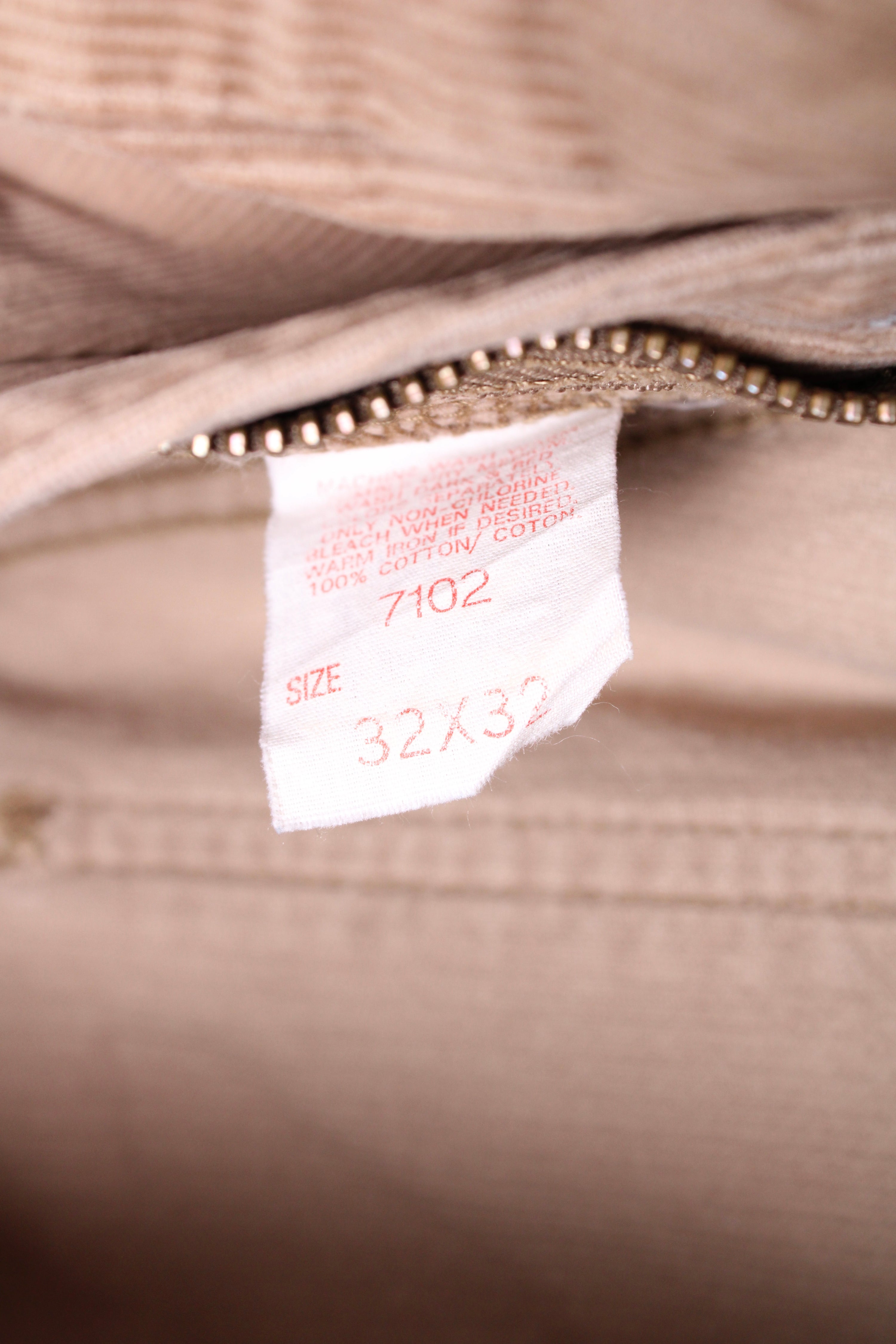 LEE VELVET CORDUROY TROUSERS BEIGE - 32 WOMAN