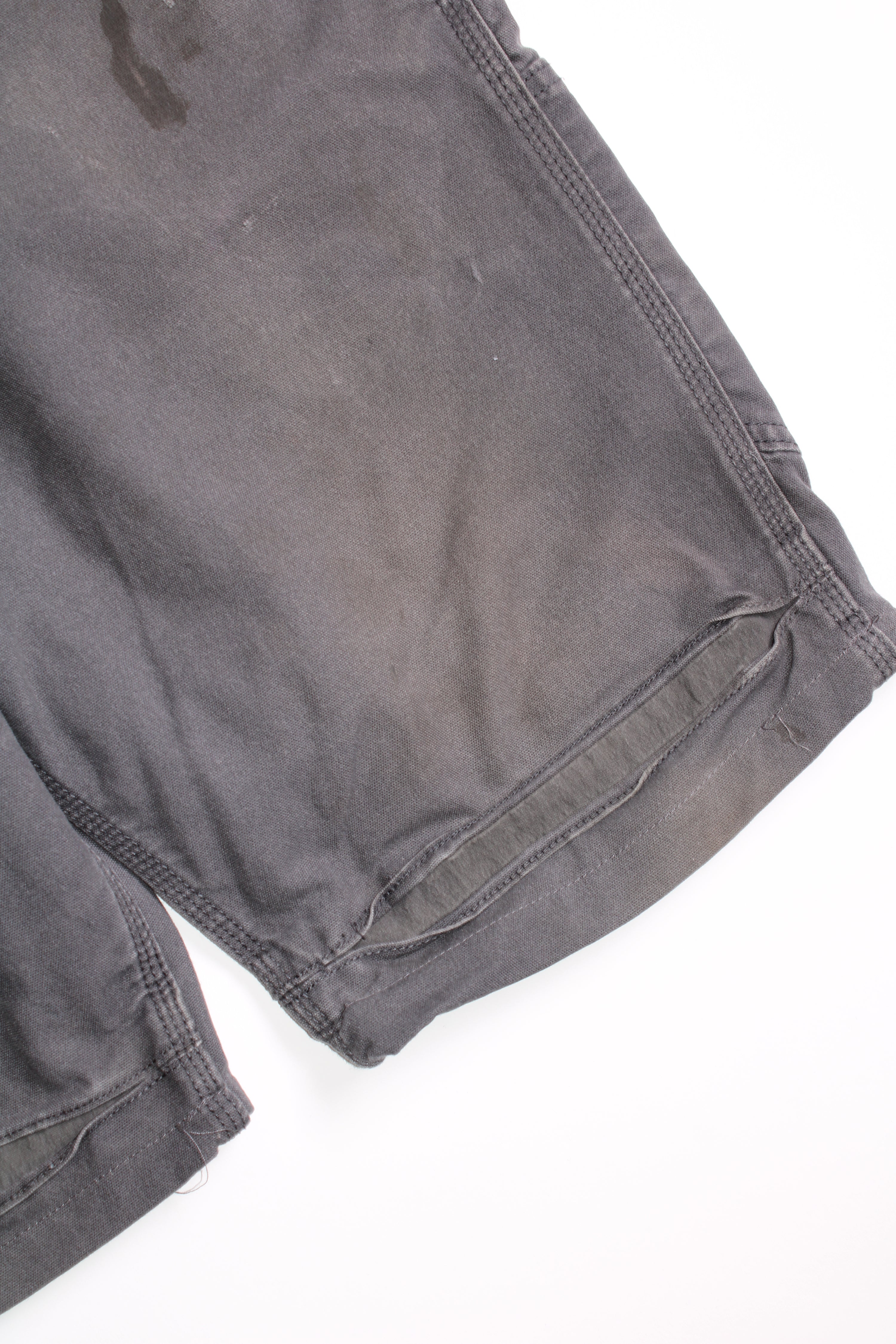 CARHARTT WORK SHORTS UTILITY CARPENTER WORKWEAR GREY - W36