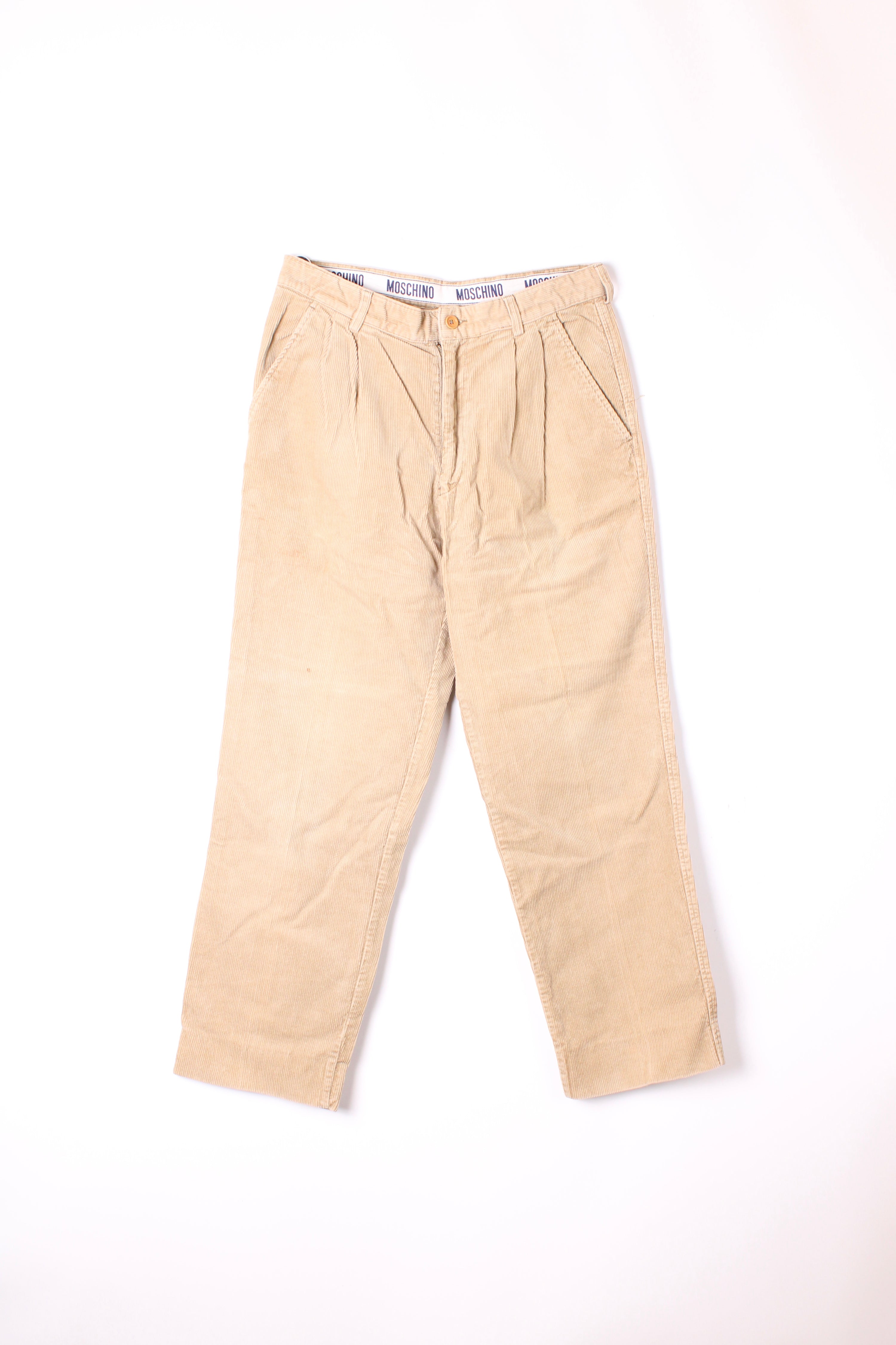 MOSCHINO CORDUROY PANTS BEIGE - 52