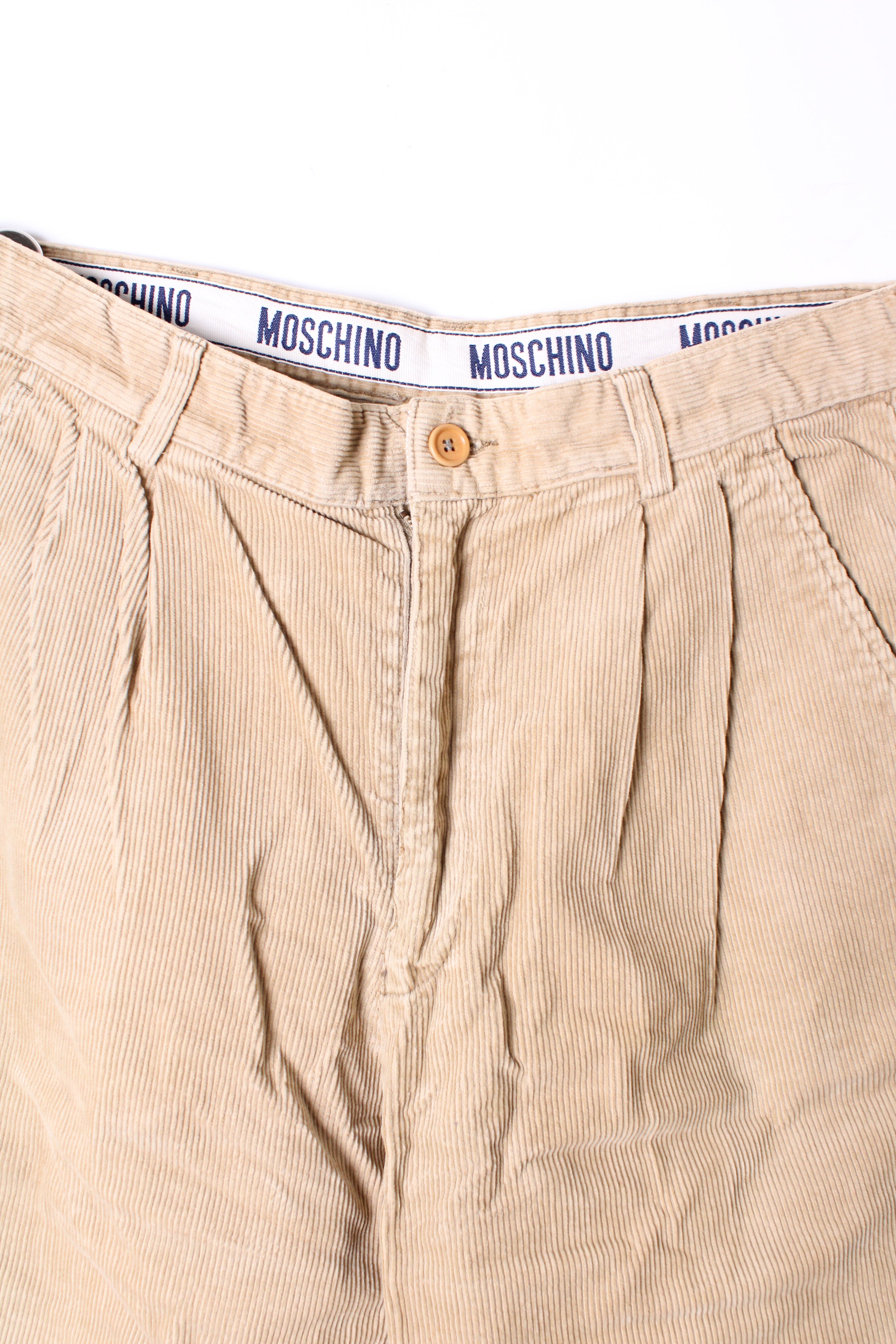 MOSCHINO CORDUROY PANTS BEIGE - 52