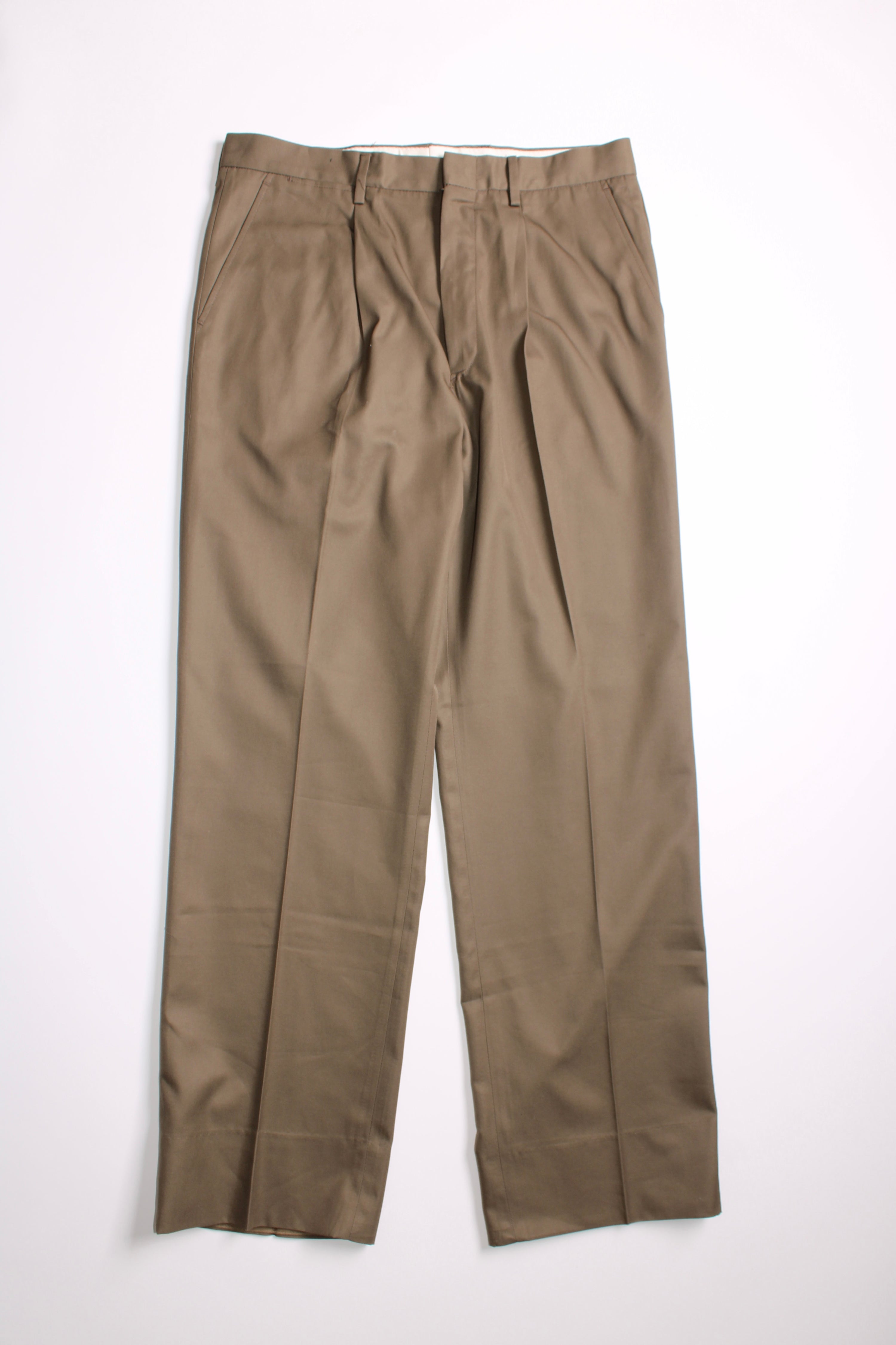 ITALIAN ARMY VINTAGE SUMMER UNIFORM PANTS KHAKI