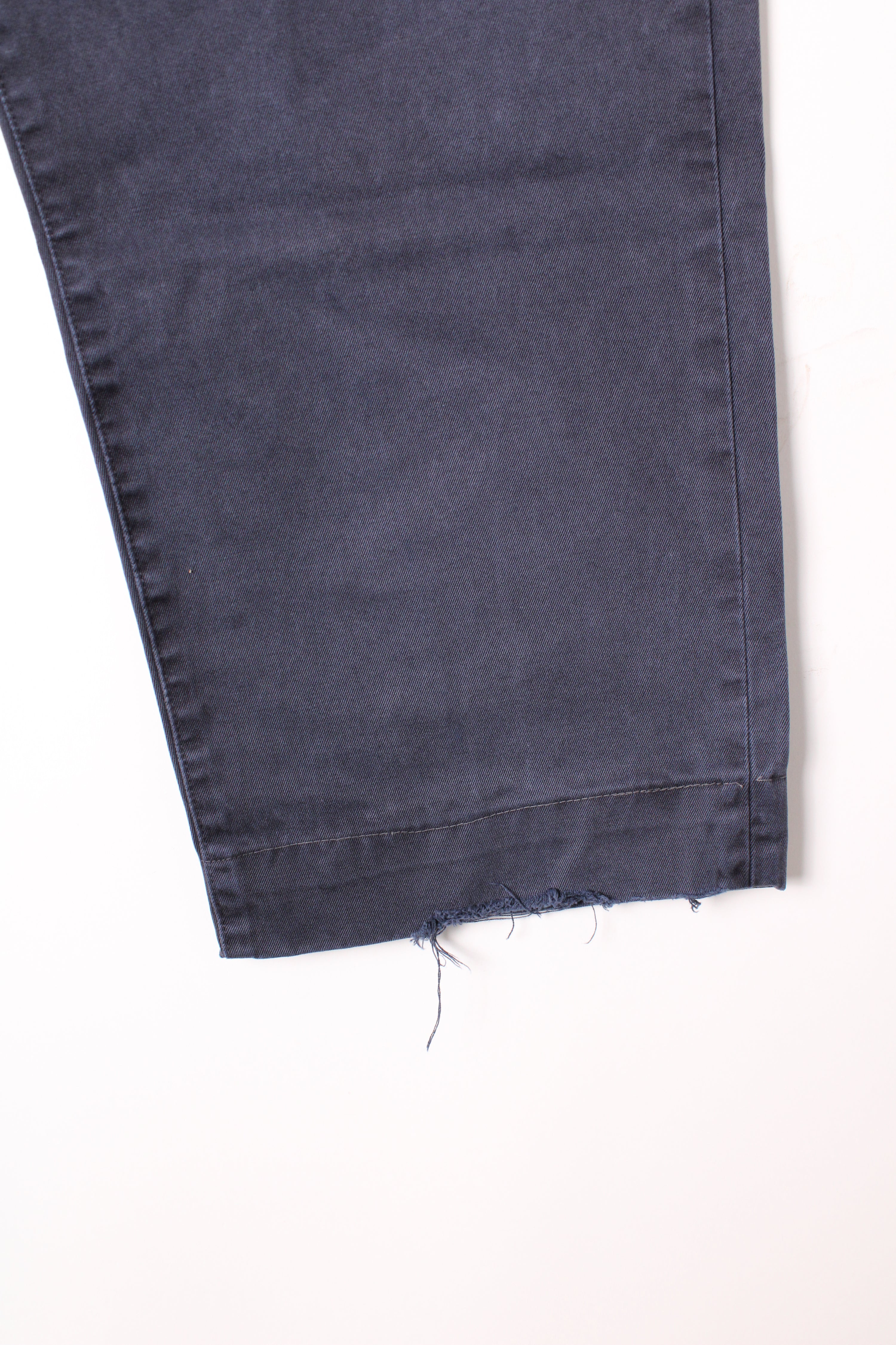 STONE ISLAND DENIMS COTTON PANTS NAVY BLUE - W40