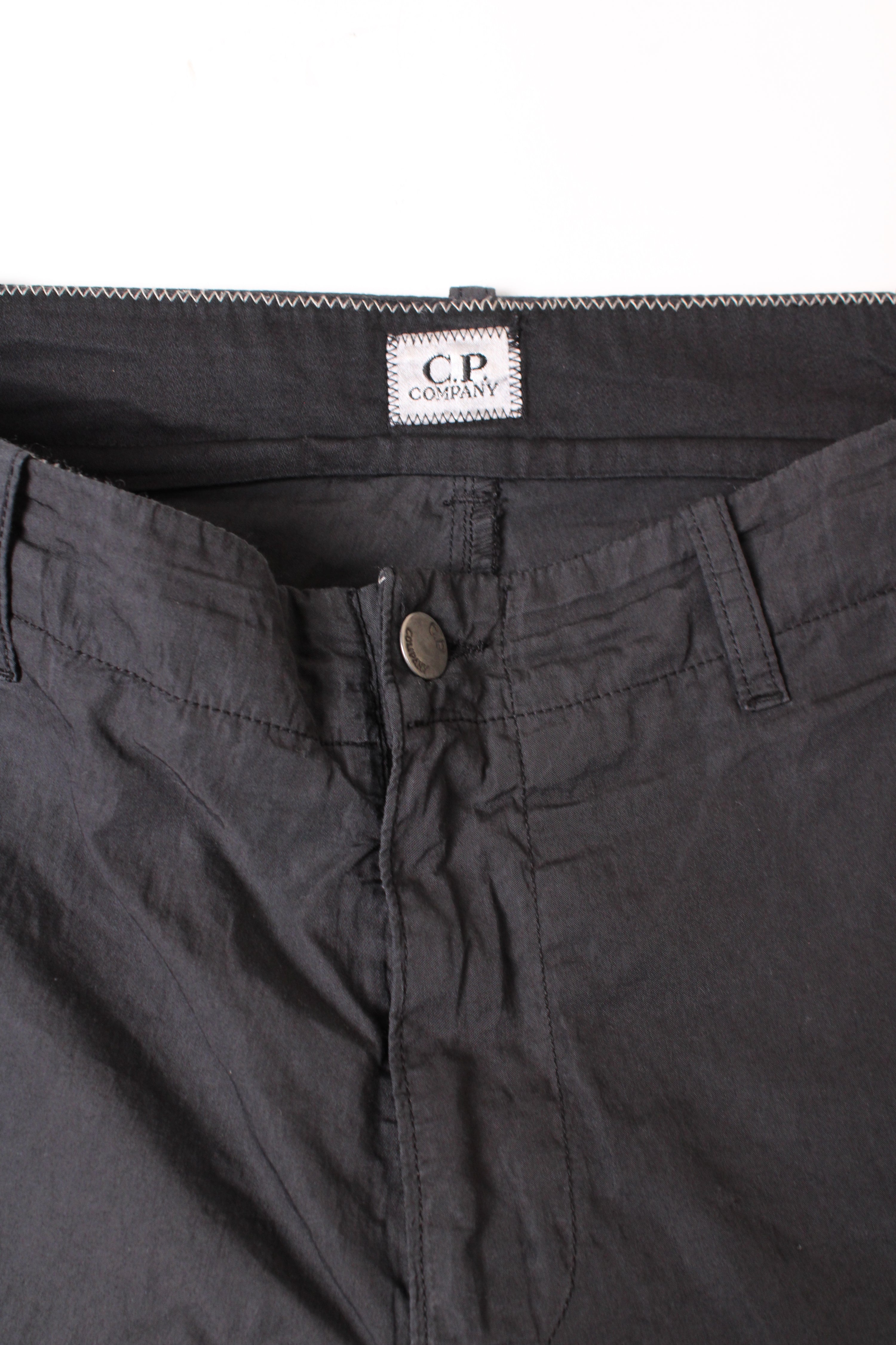CP COMPANY VINTAGE TECHNICAL PANTS BLACK - 48