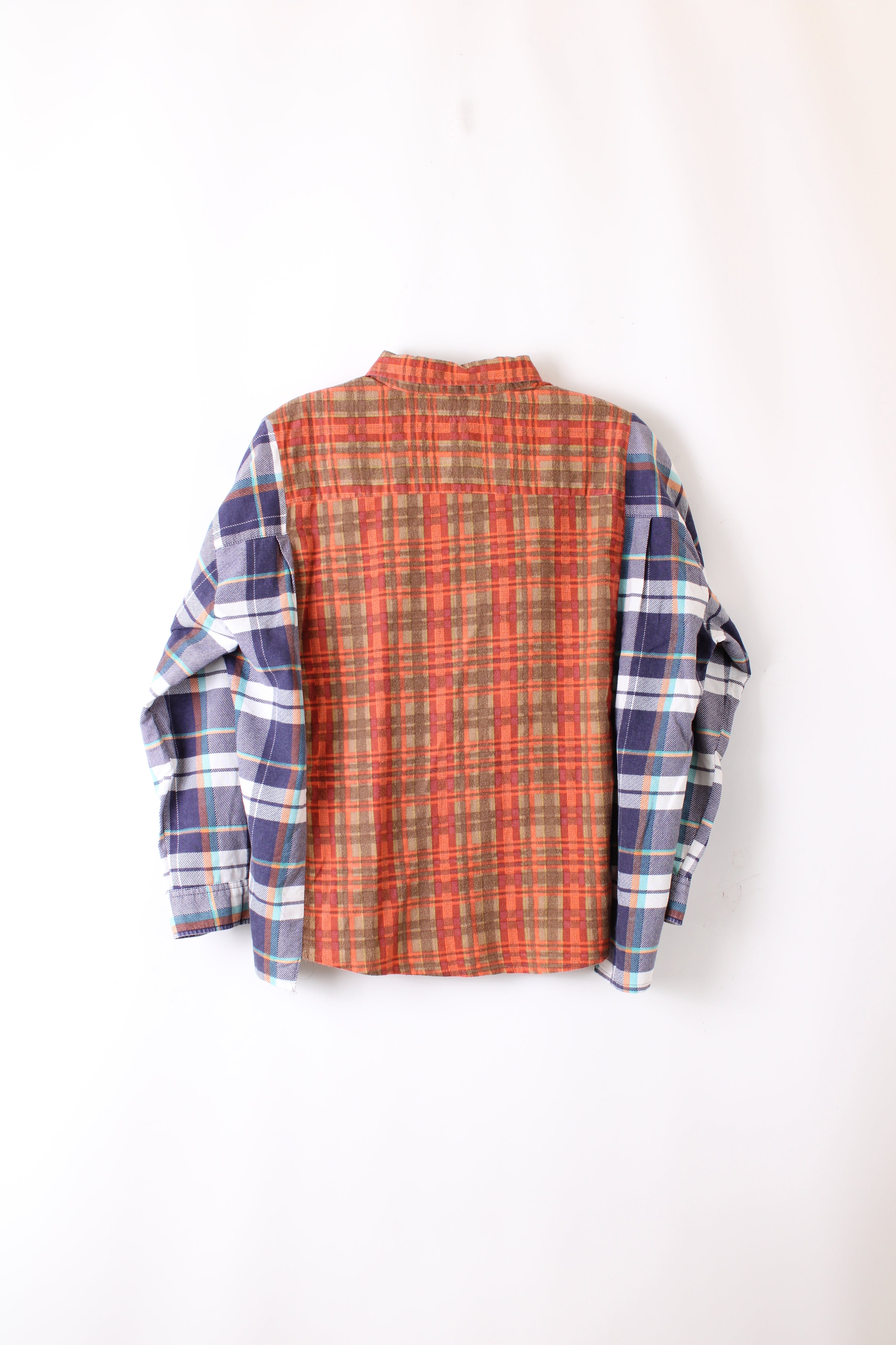 REBUILD BY NEEDLES 7 CUTS WIDE FLANNEL SHIRT - S/M