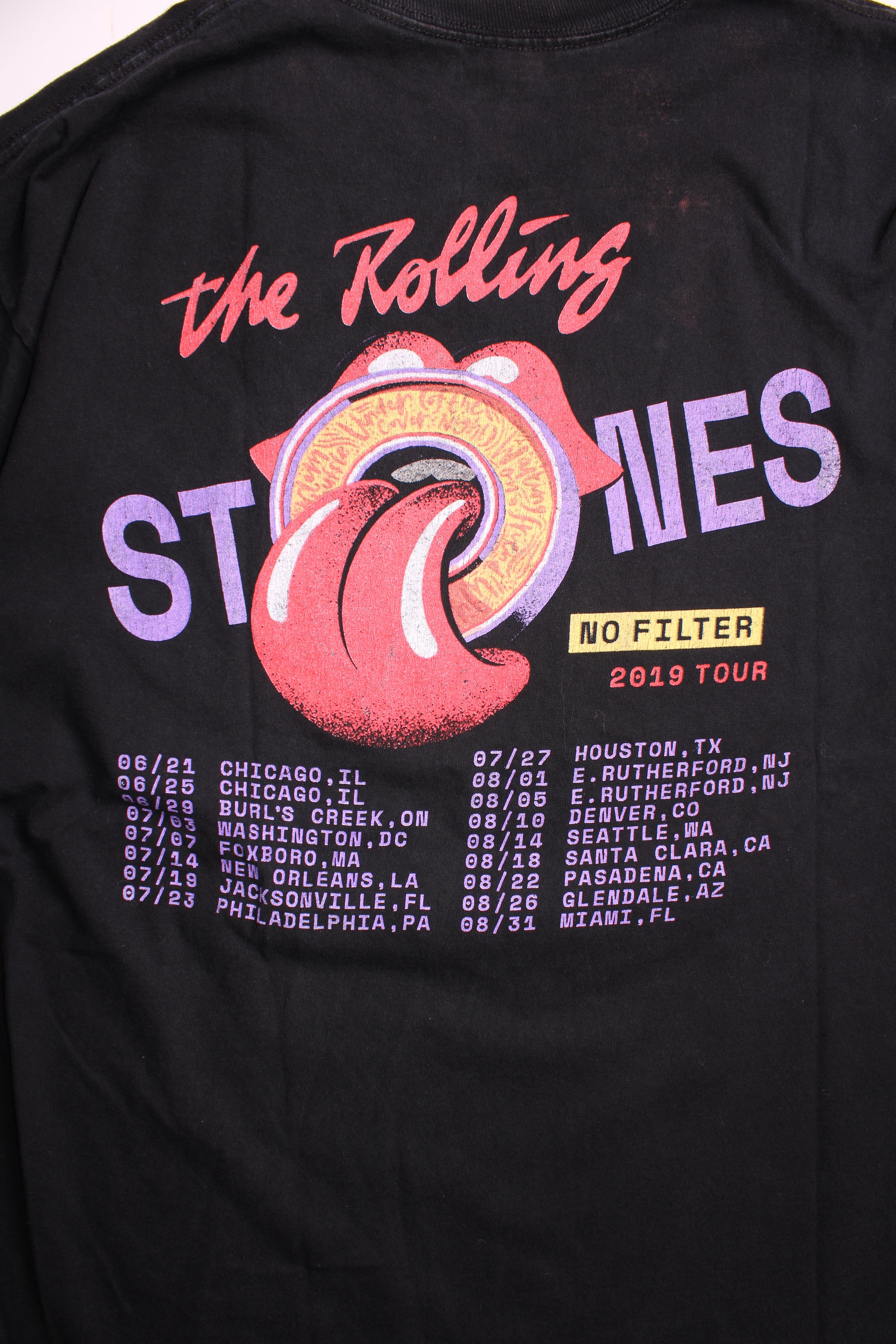 ROLLING STONES NO FILTER TOUR T-SHIRT - XL