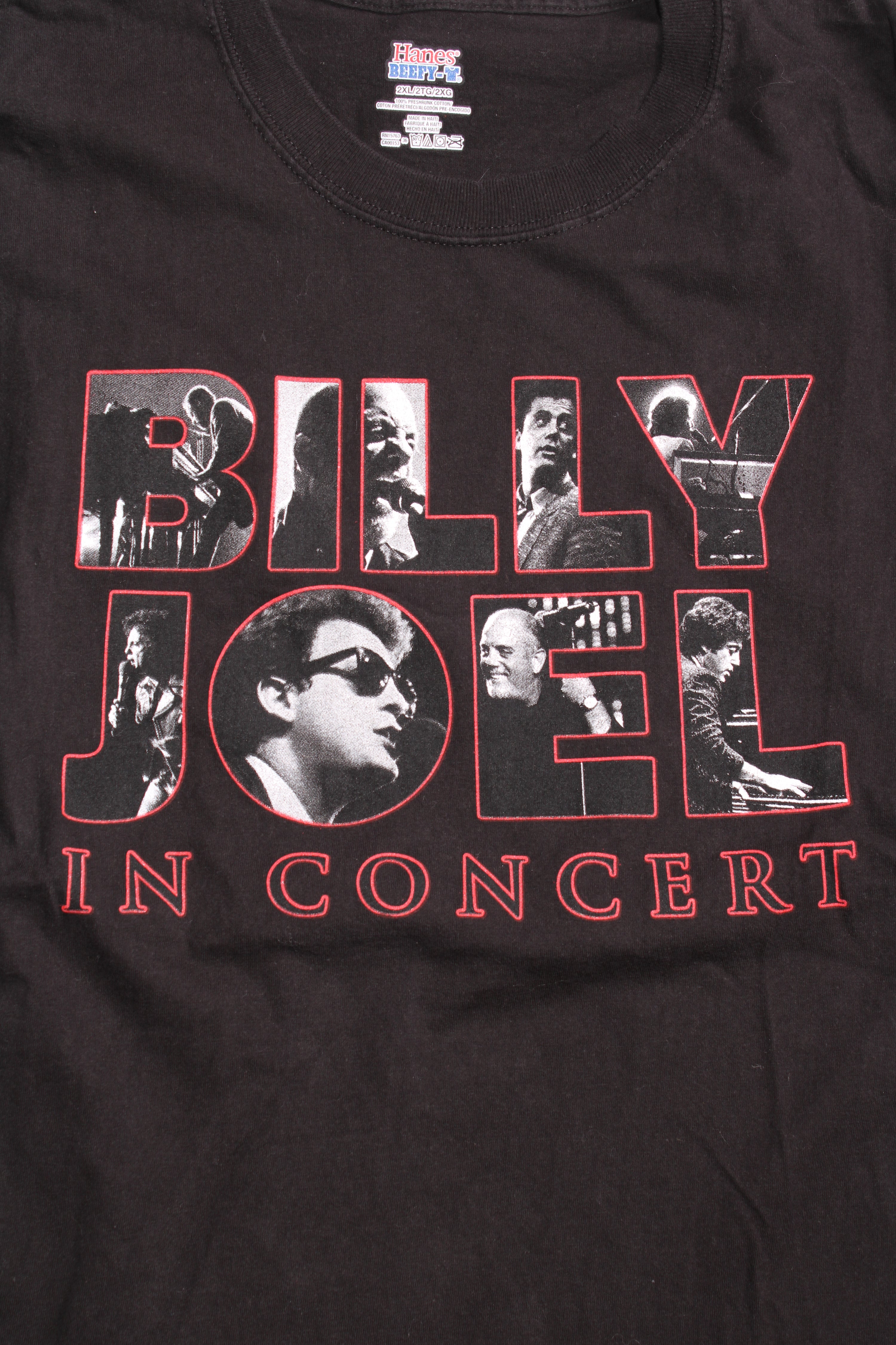 BILLY JOEL 2016 CONCERT T-SHIRT - 2XL