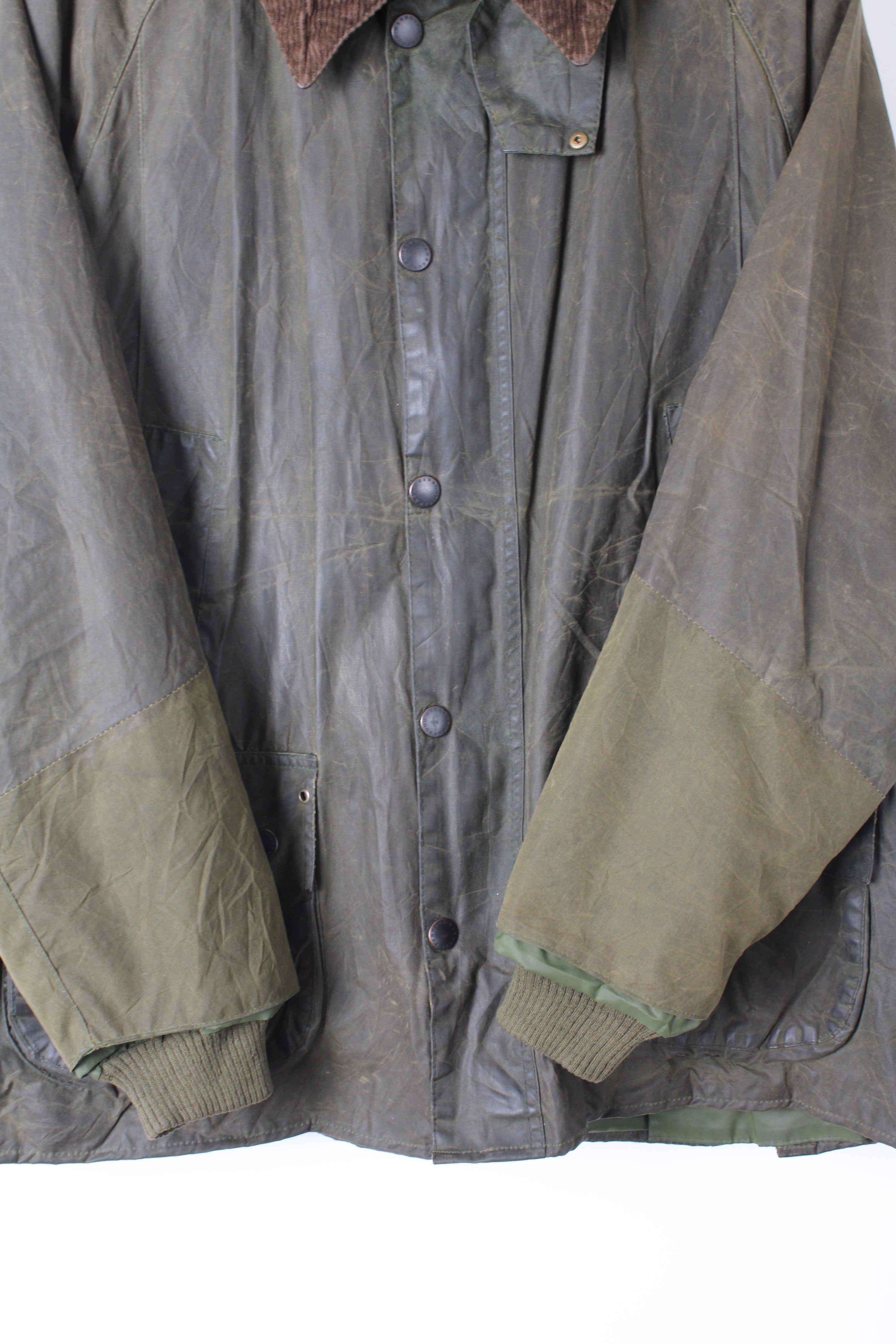BARBOUR BEDALE WAX JACKET GREEN - M/L